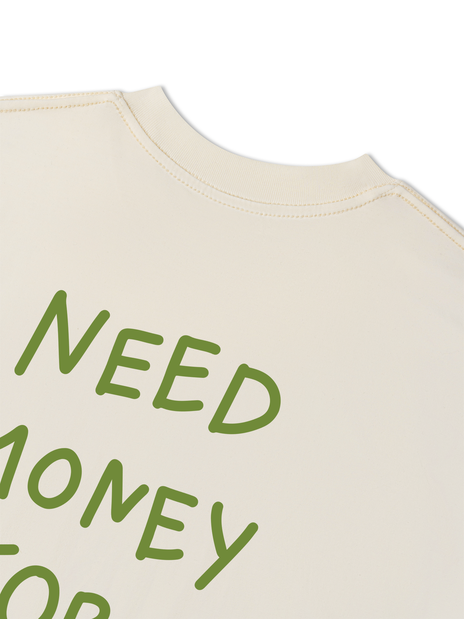 Áo Thun Relaxed Fit Daily Cup Need Money For Matcha