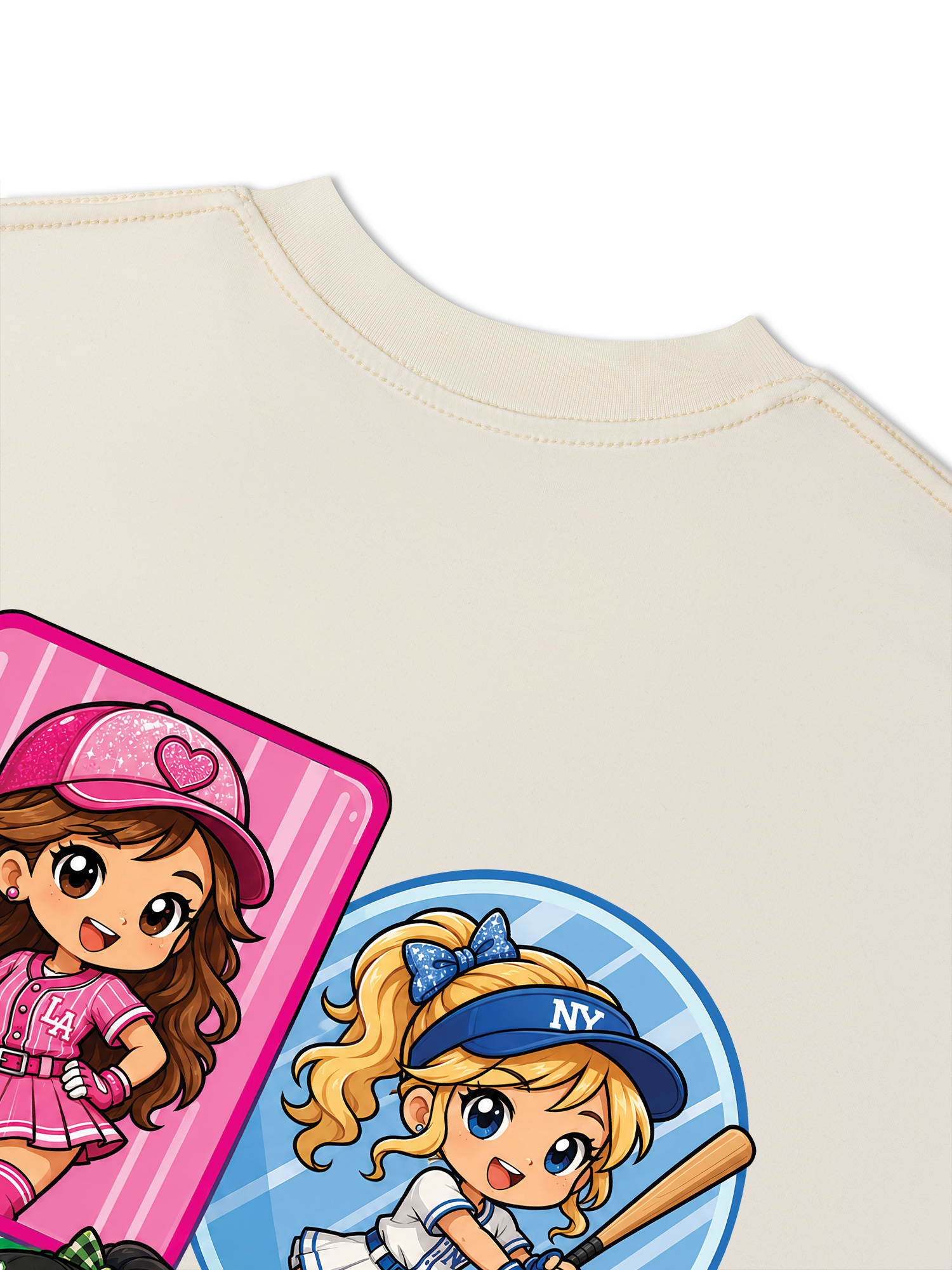 Áo Thun Relaxed Fit Baseball PowerGirl
