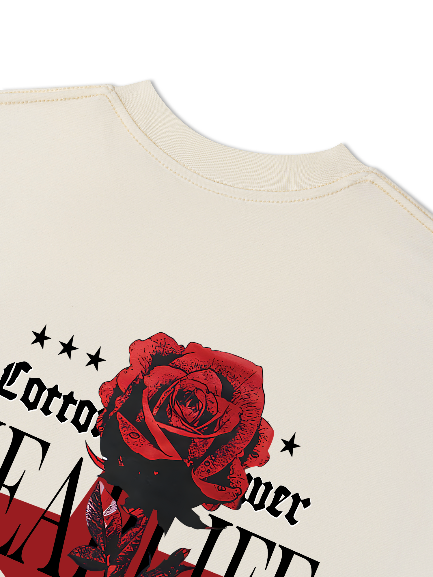 Áo Thun Relaxed Fit Floral Rose Flower