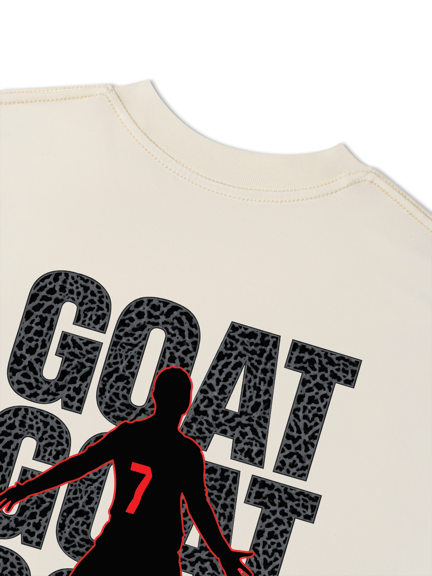 Áo Thun Relaxed Fit GOAT GOAT GOAT CR7