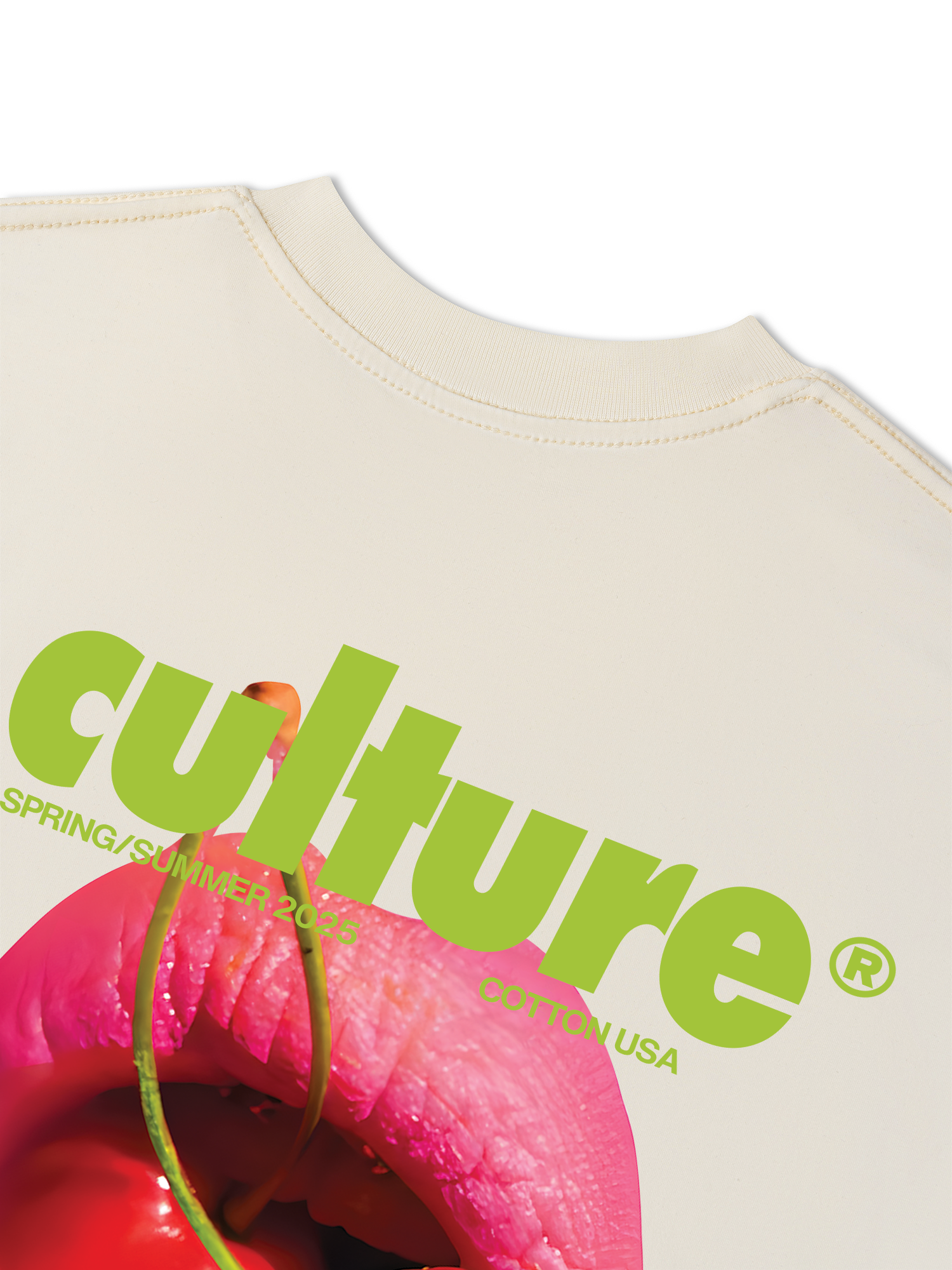 Áo Thun Relaxed Fit Cherry Culture Cherry Lip