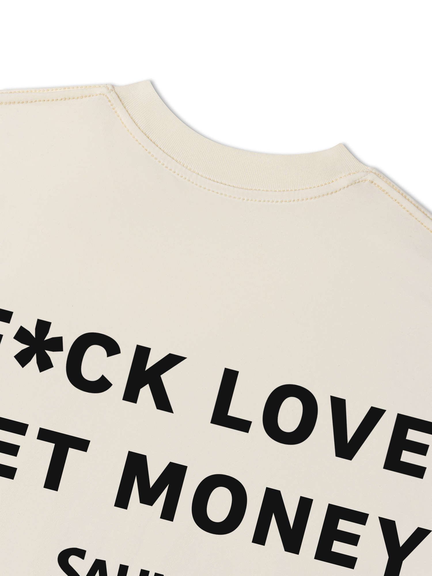 Áo Thun Relaxed Fit Rapper Fuck Love Get Money