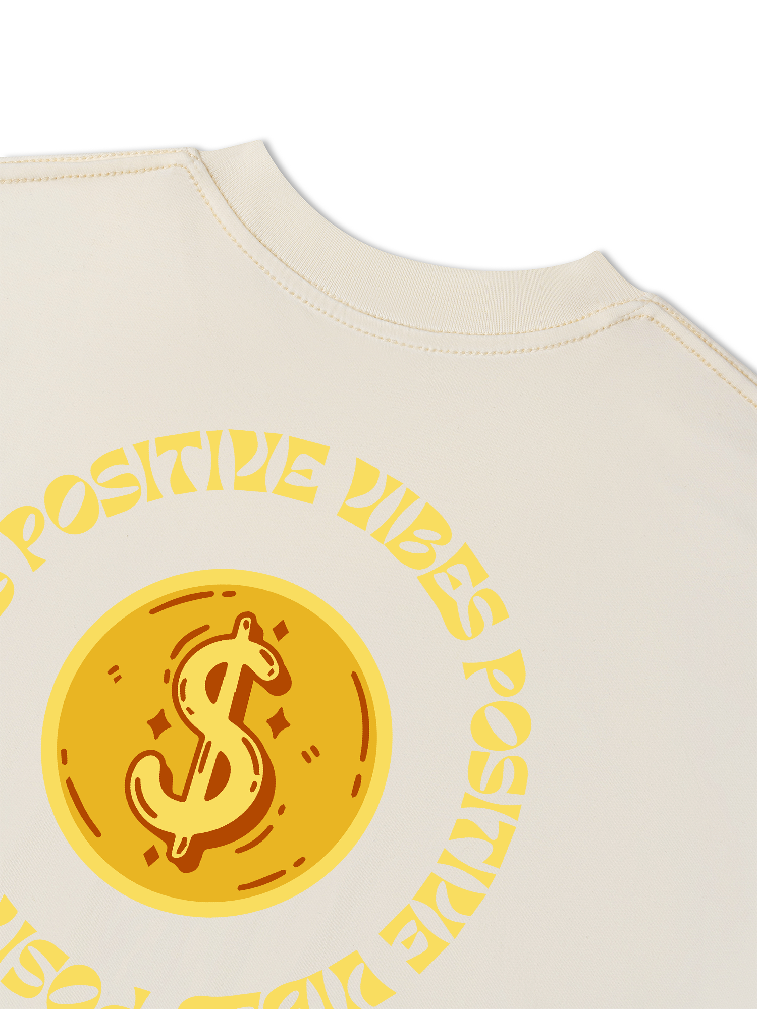 Áo Thun Relaxed Fit Money Positive Vibe