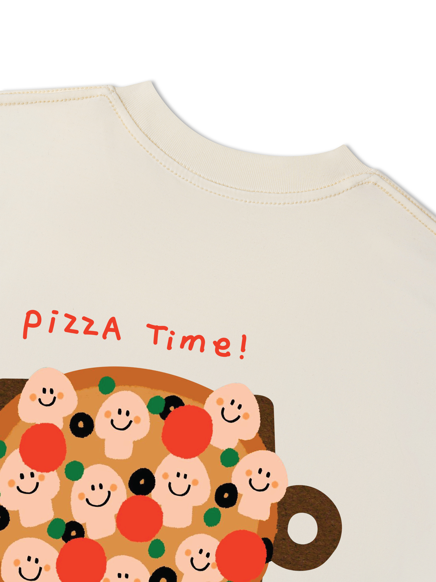 Áo Thun Relaxed Fit Yummy Mood Pizzatime