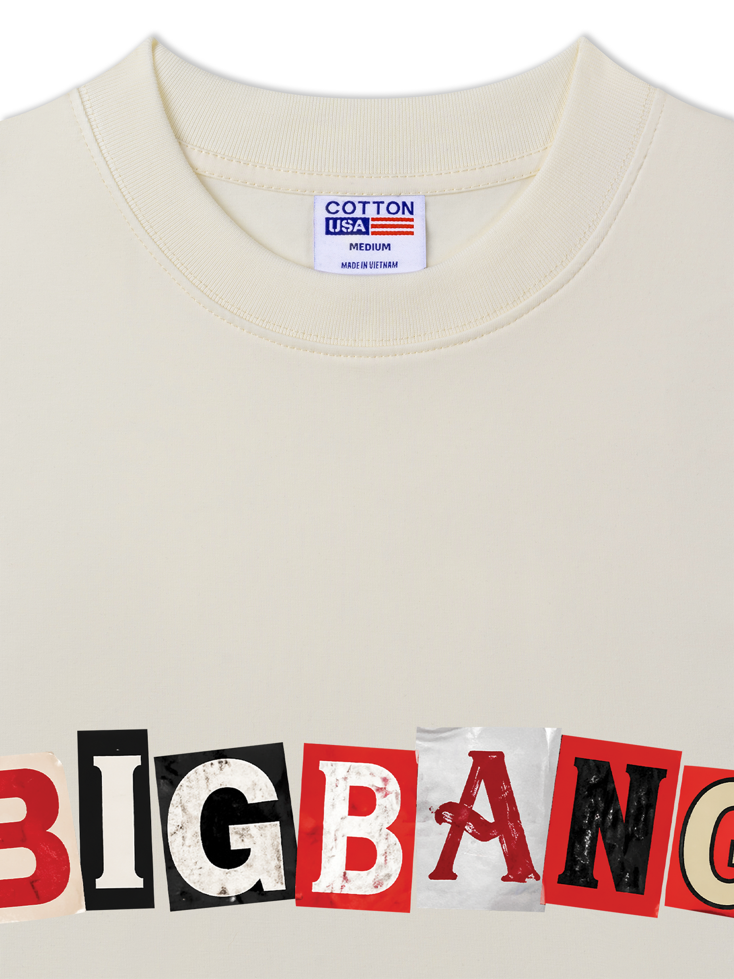 Áo Thun Relaxed Fit Idol Big Bang Futuristic Chrome Graphic Tee