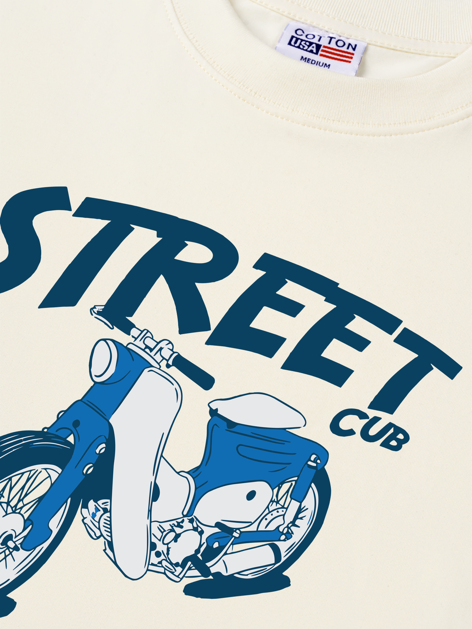 Áo Thun Relaxed Fit Motorbike Street Cub