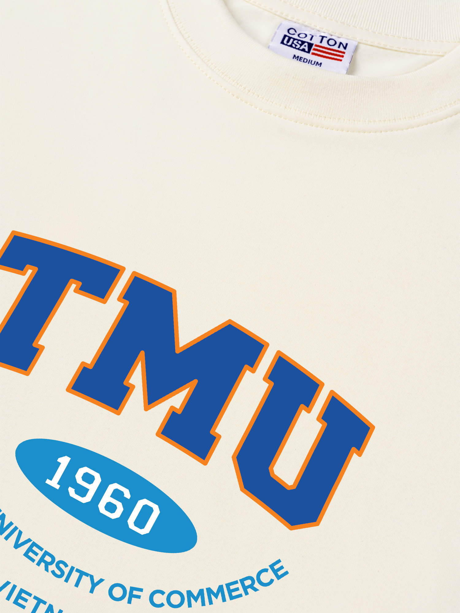 Áo Thun Relaxed Fit TMU -  Vietnam University of Commerce