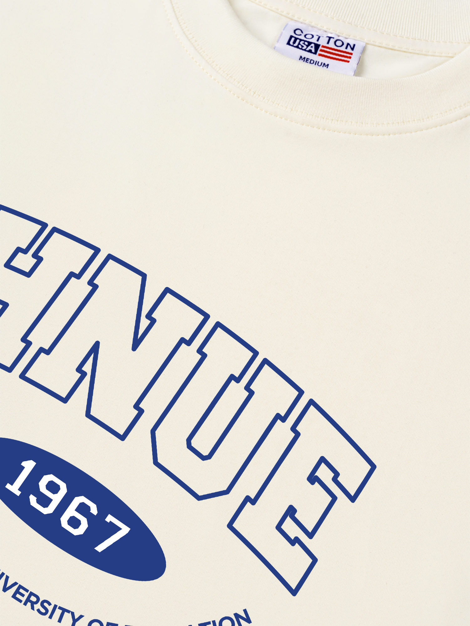 Áo Thun Relaxed Fit HNUE - Hanoi National University of Education