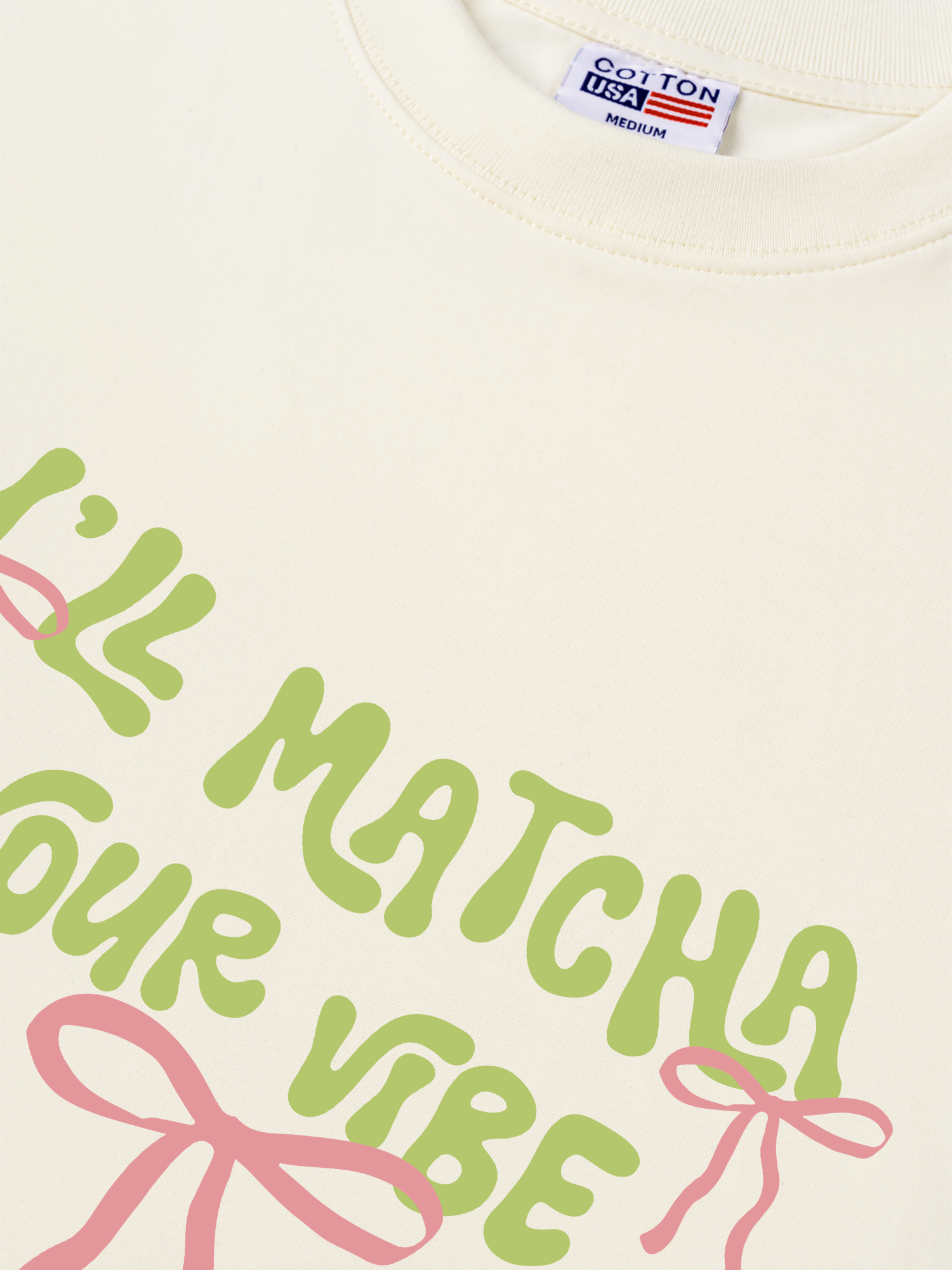 Áo Thun Relaxed Fit Daily Cup I'll Matcha Your Vibe