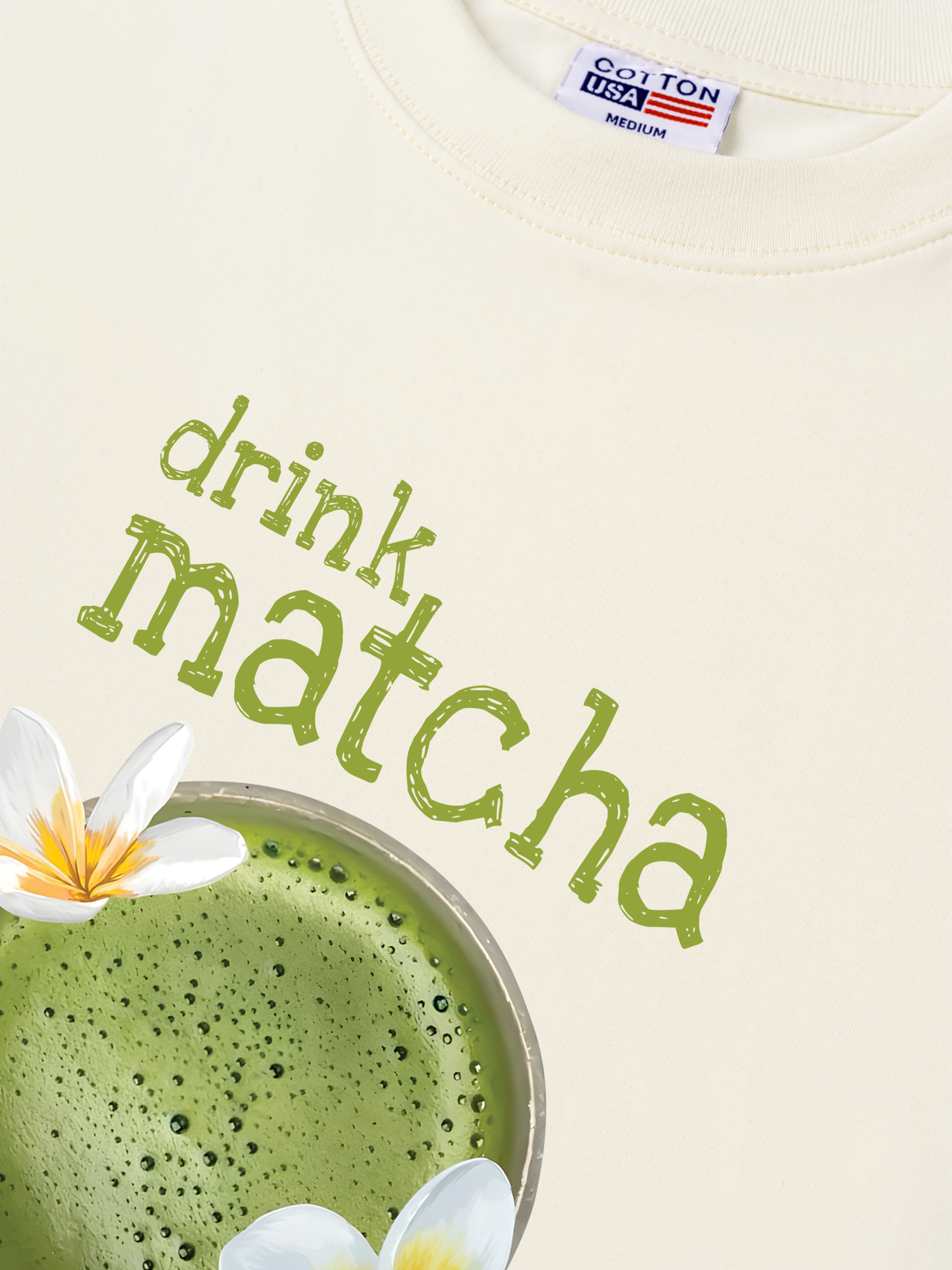 Áo Thun Relaxed Fit Daily Cup Matcha Will Fix Everything
