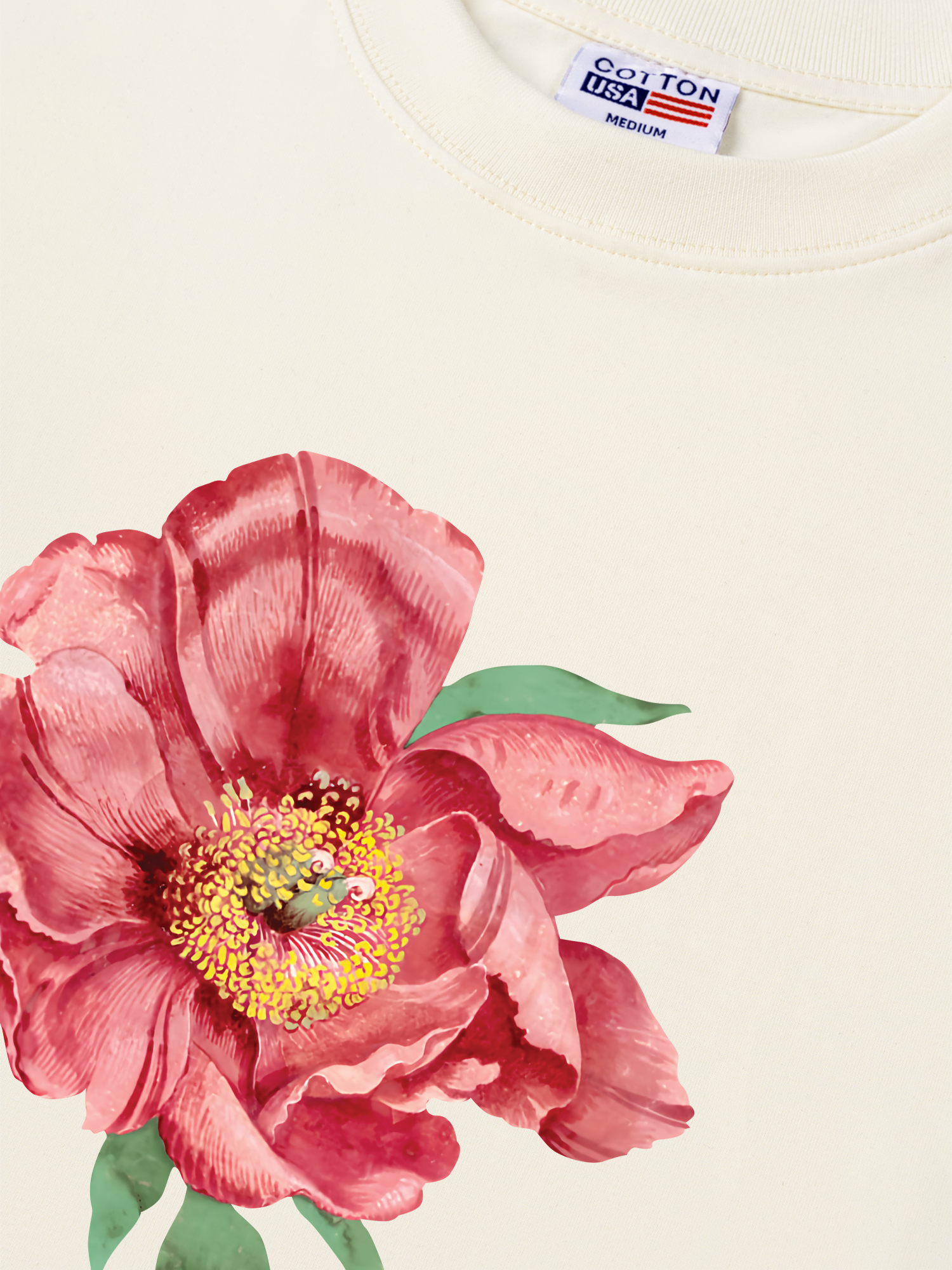 Áo Thun Relaxed Fit Tropical Bloom Like a Peony