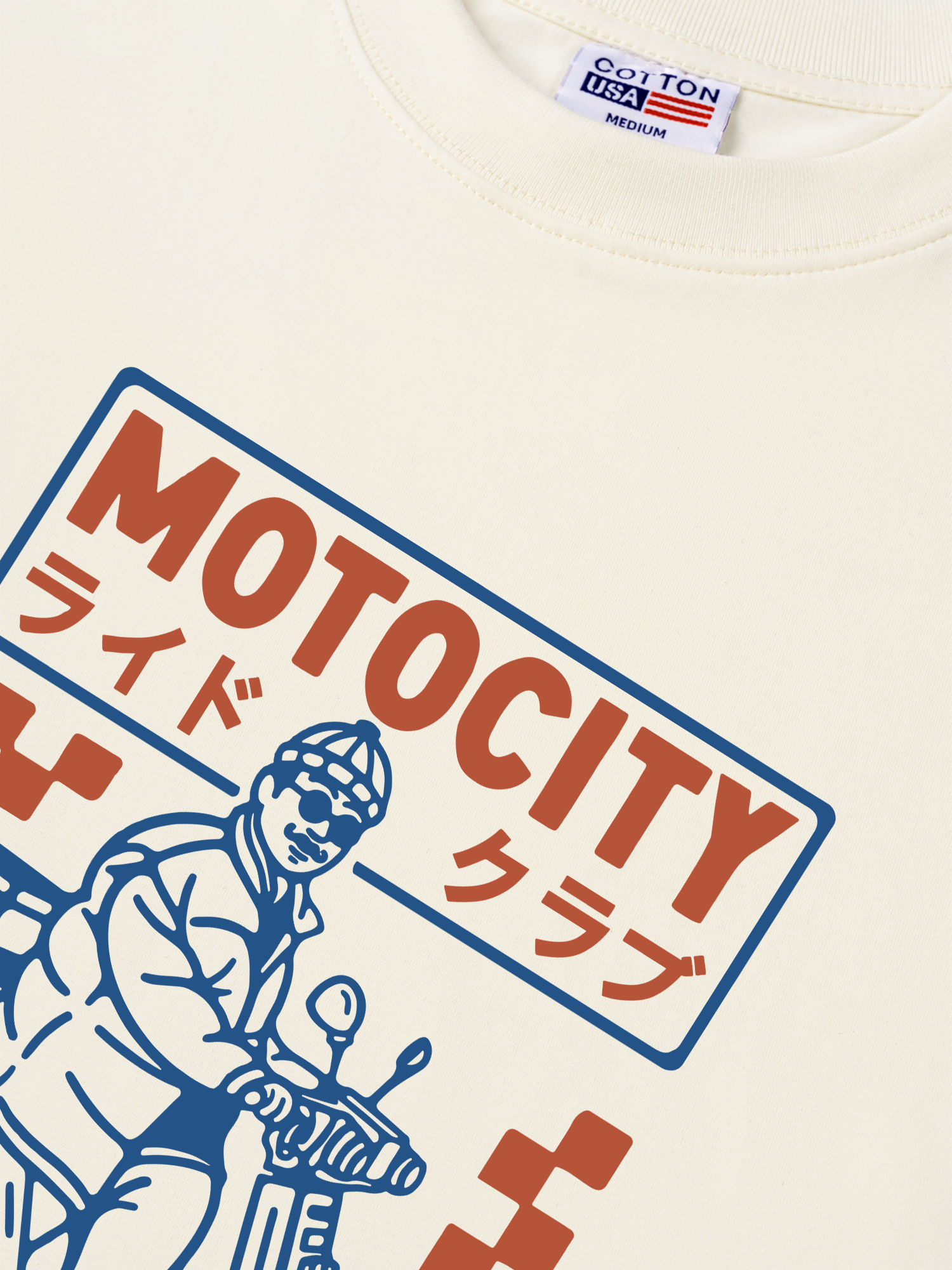 Áo Thun Relaxed Fit Motorbike MOTOCITY