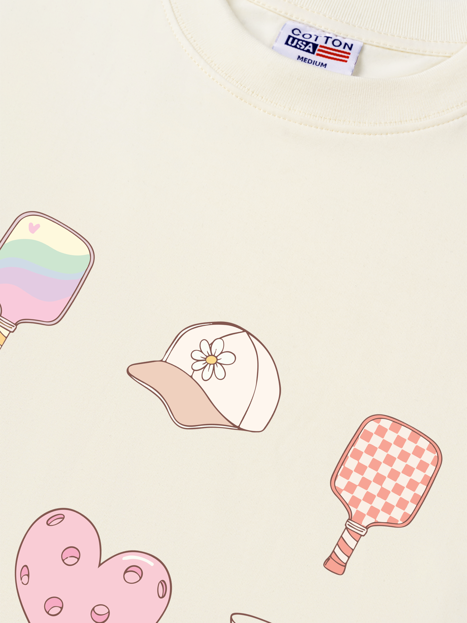 Áo Thun Relaxed Fit Pickleball Mood