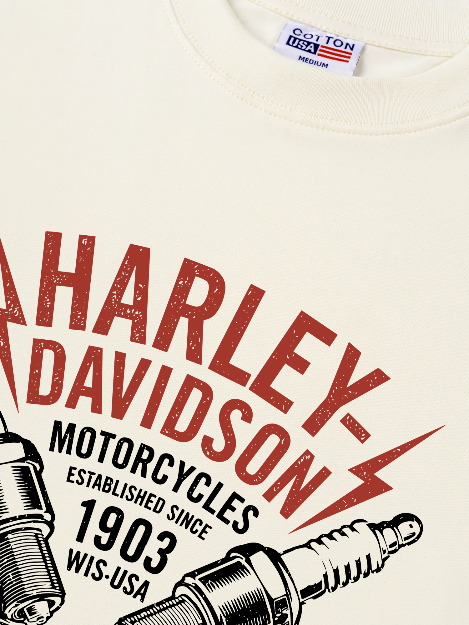 Áo Thun Relaxed Fit Motorbike Harley Davidson Motocycles