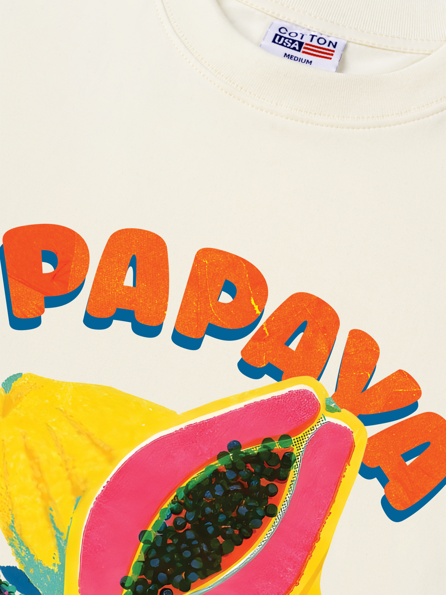 Áo Thun Relaxed Fit Tropical Papaya
