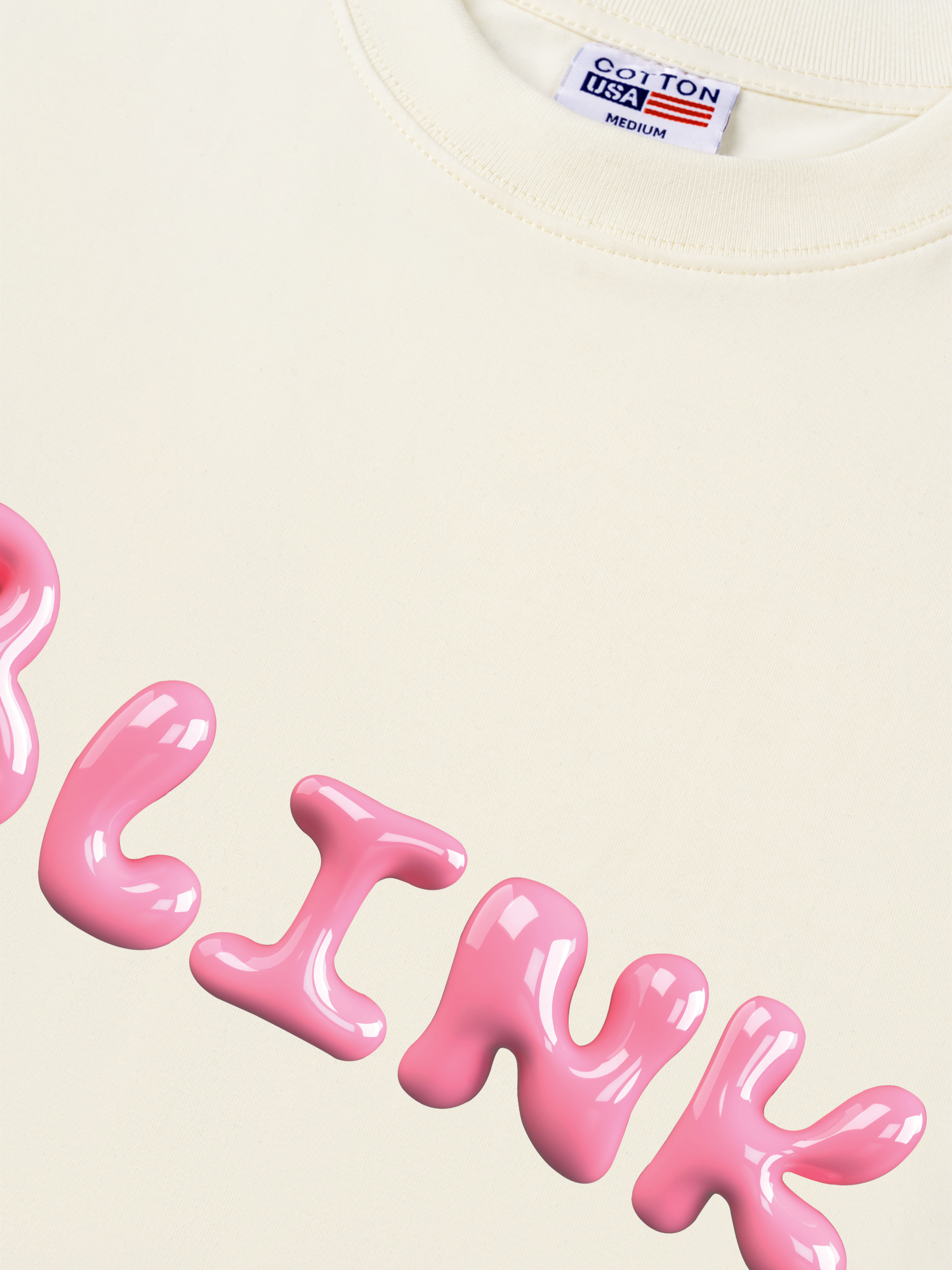 Áo Thun Relaxed Fit Black Pink Blink