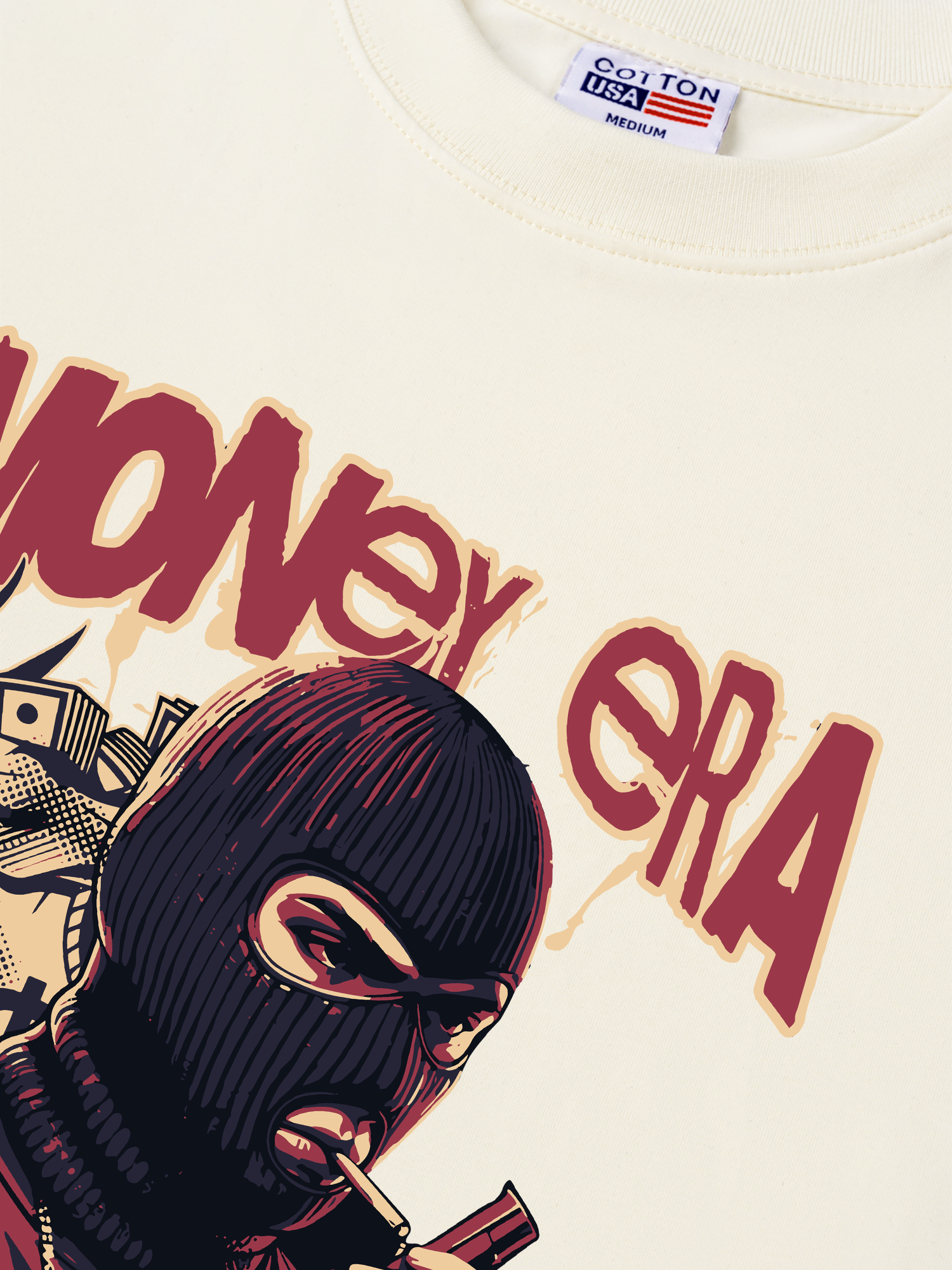 Áo Thun Relaxed Fit Money Era No Rules