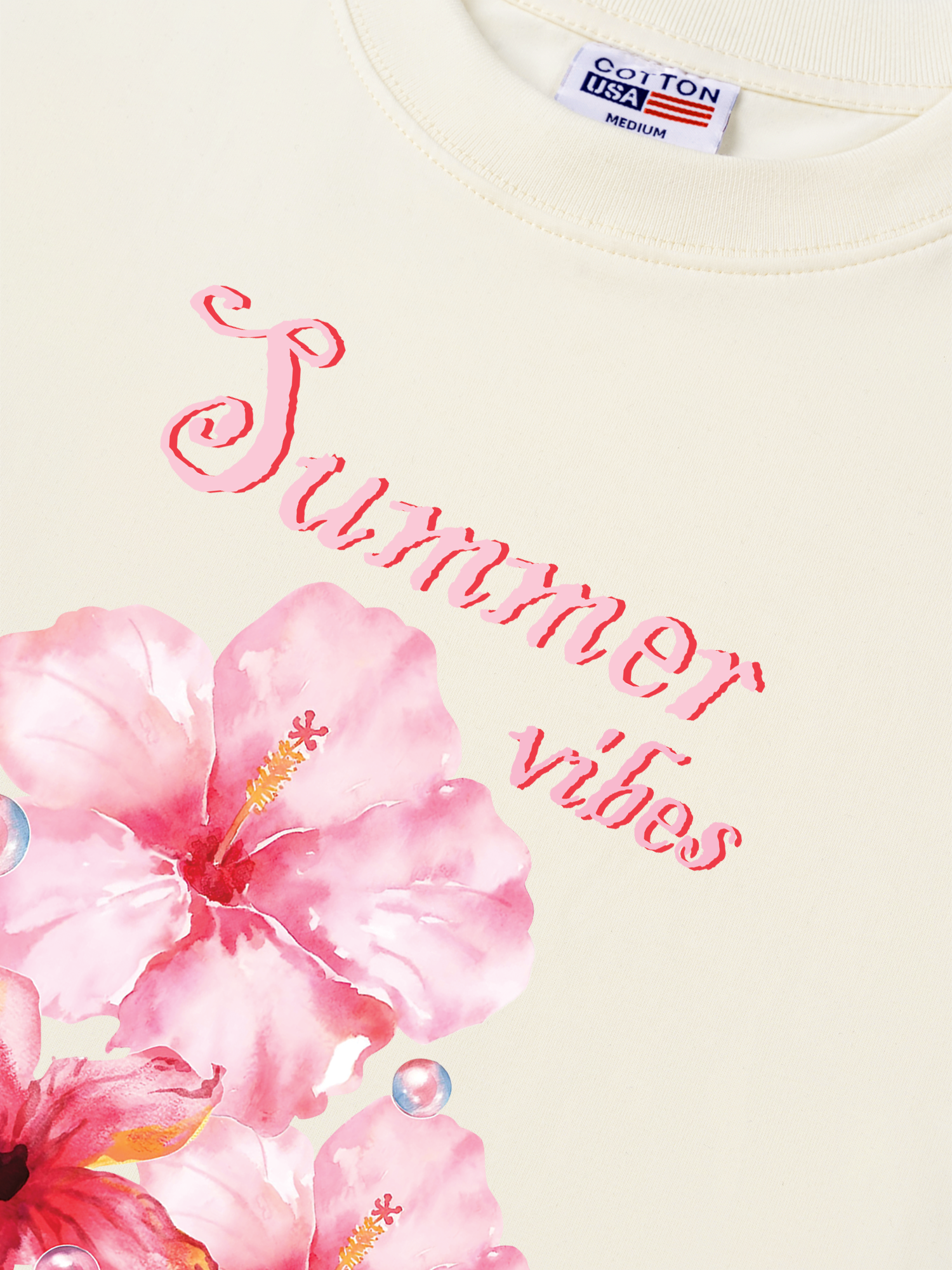 Áo Thun Relaxed Fit Tropical Summer Vibes