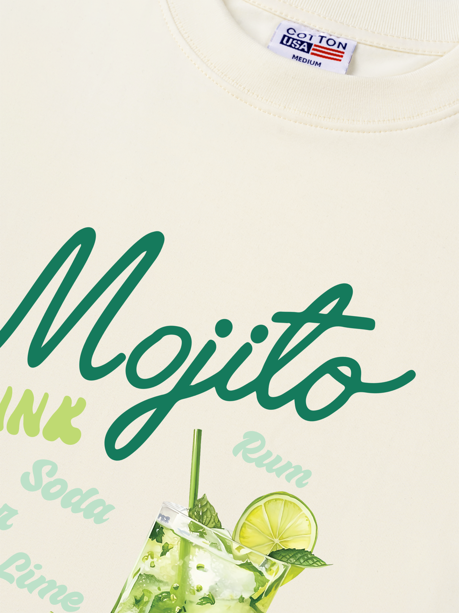 Áo Thun Relaxed Fit Mojito Drink
