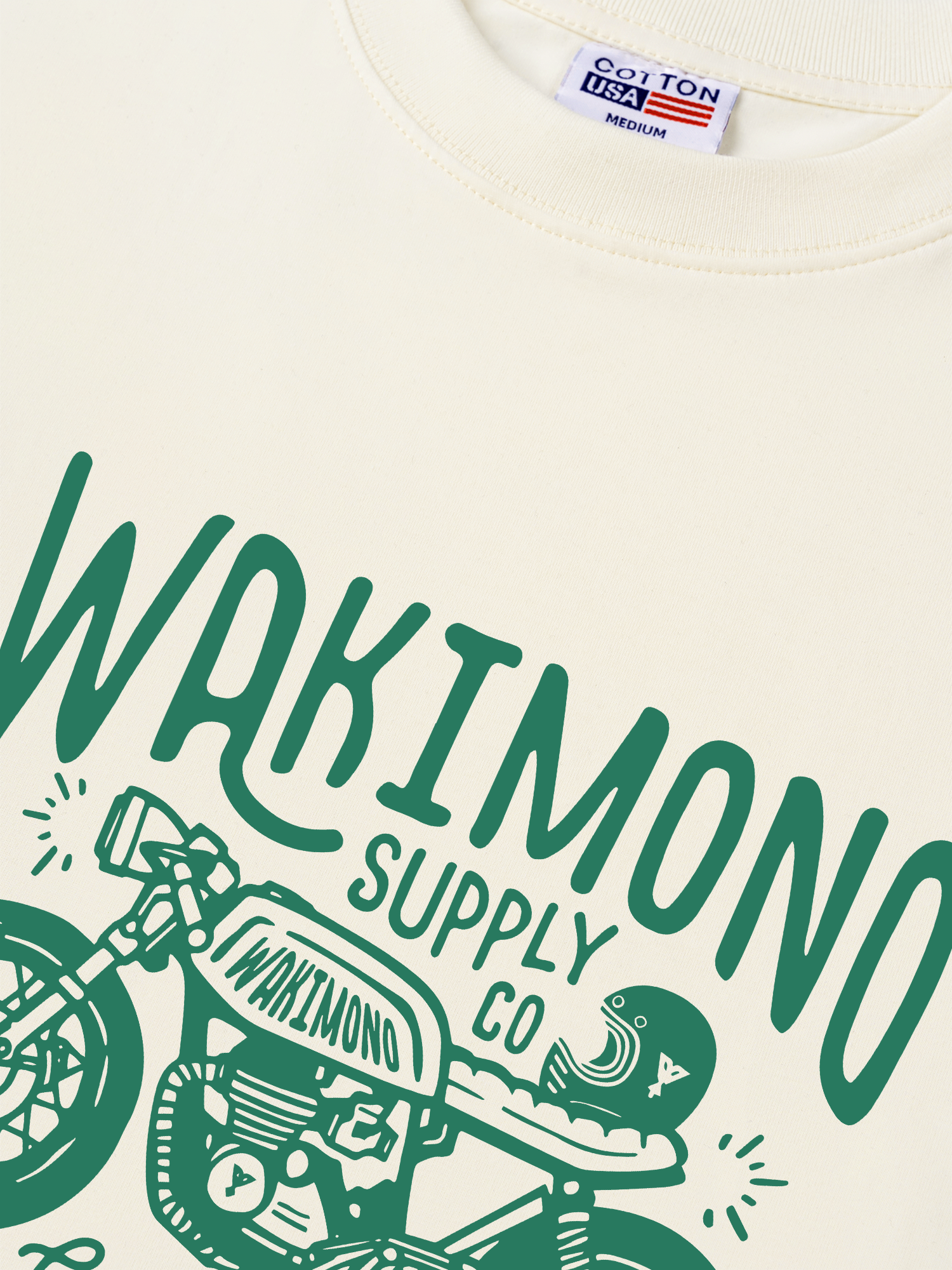 Áo Thun Relaxed Fit Motorbike WAKIMONO-01