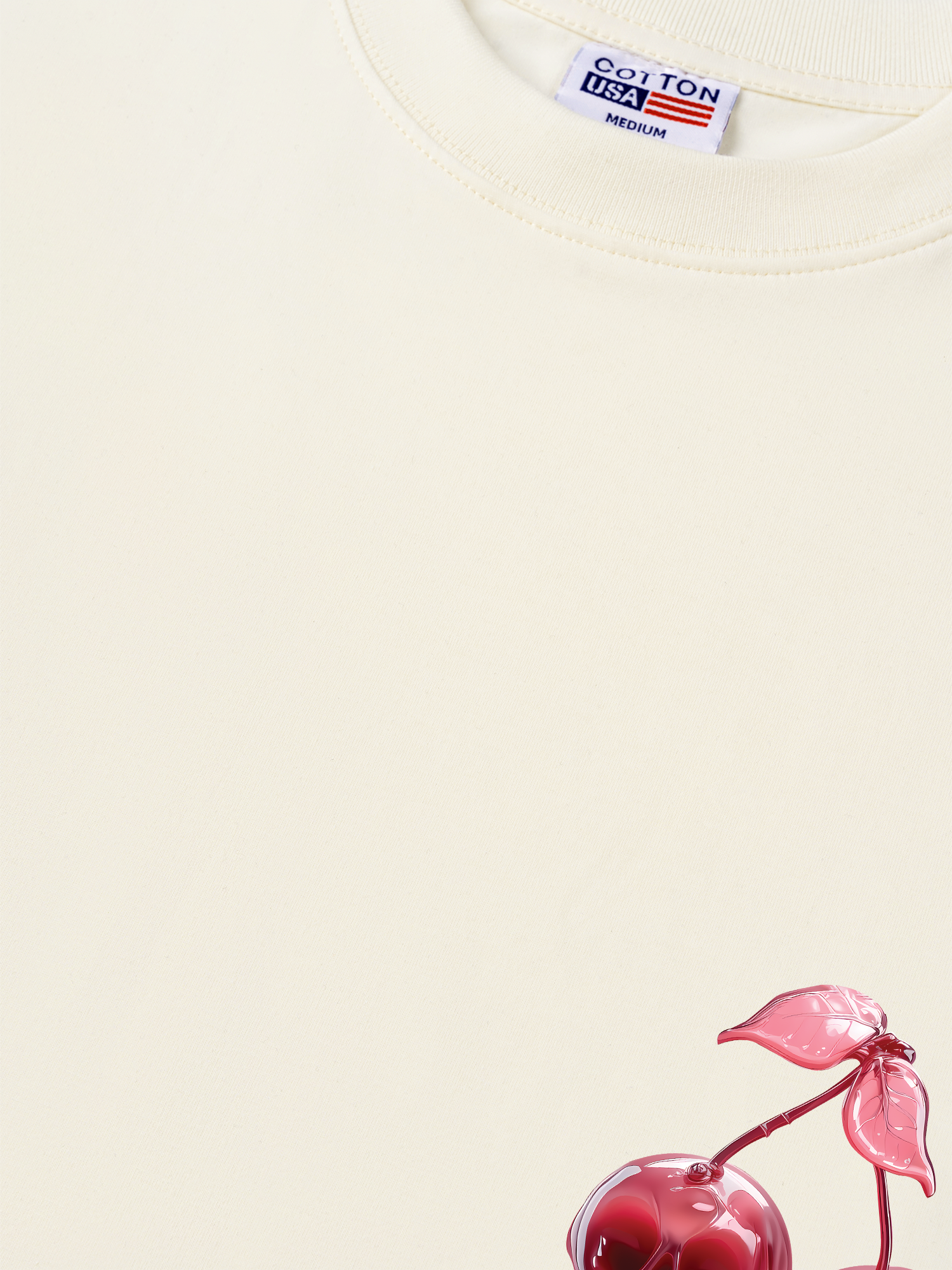 Áo Thun Relaxed Fit Cherry Skull