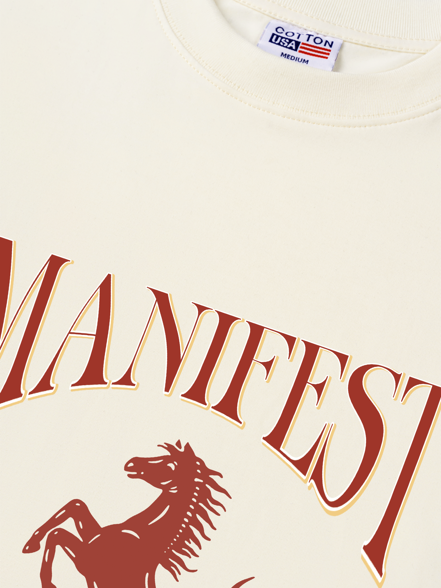 Áo Thun Relaxed Fit Manifest 2026 More Money