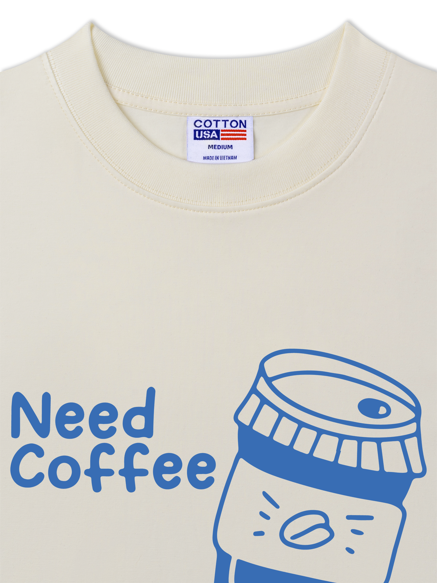 Áo Thun Relaxed Fit Daily Cup Need Coffee