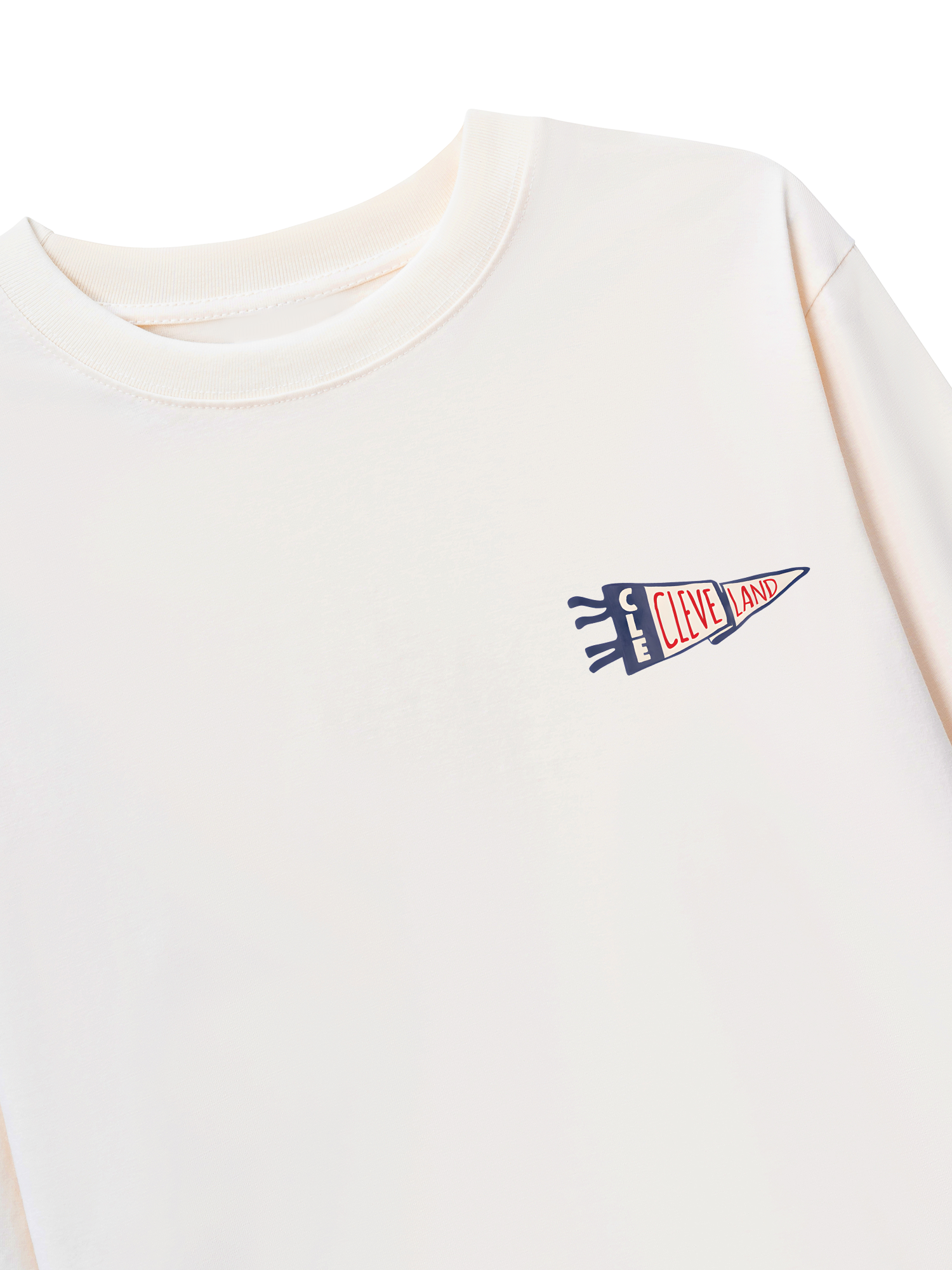 Áo Thun Dài Tay Baseball Cleve Land