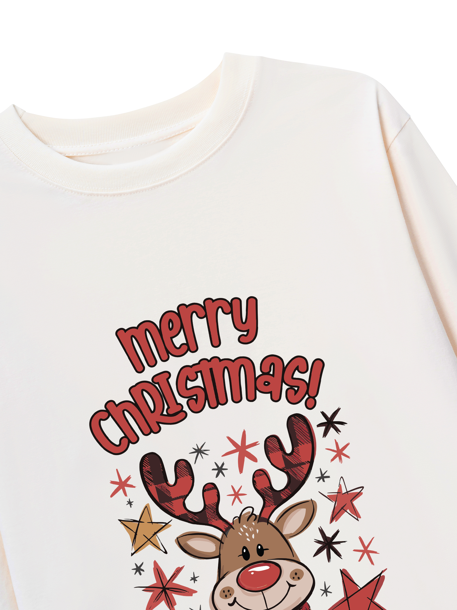 Áo Thun Dài Tay Reindeer Xmas