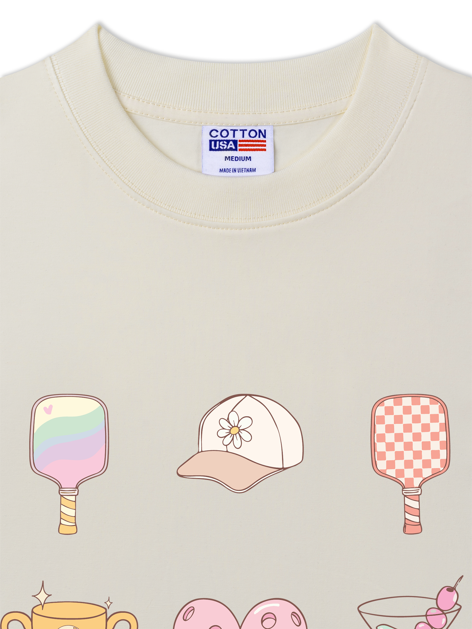 Áo Thun Relaxed Fit Pickleball Mood