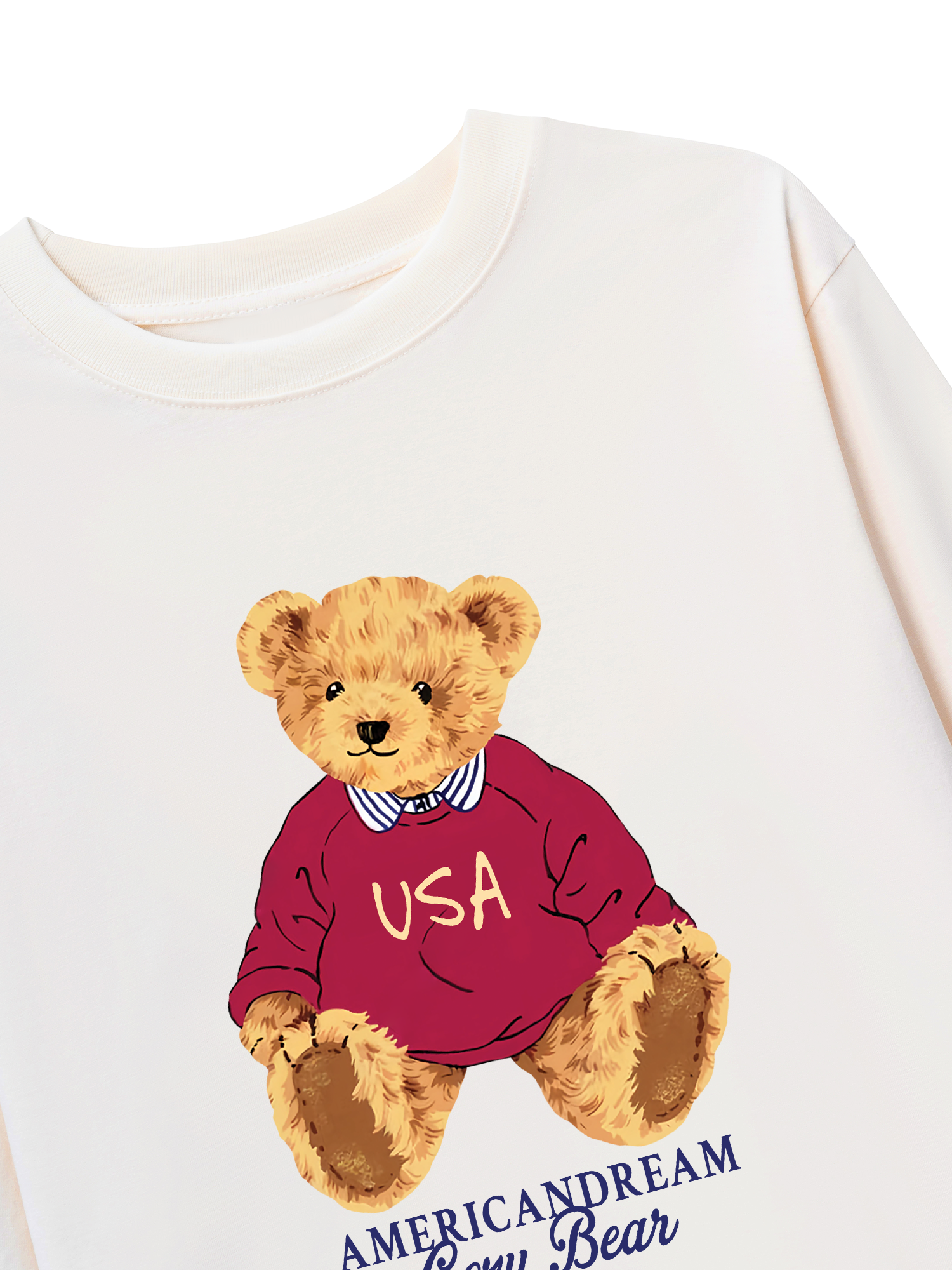 Áo Thun Dài Tay USA Cozy Bear