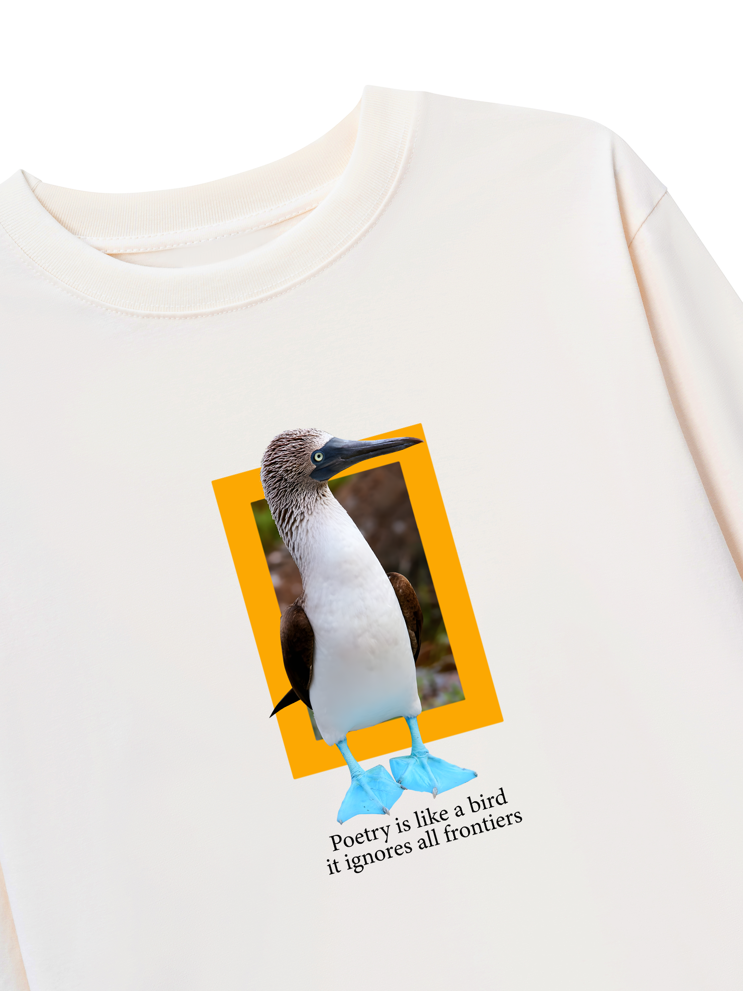 Áo Thun Dài Tay Wild Life Poetry Is Like a Bird Sweater