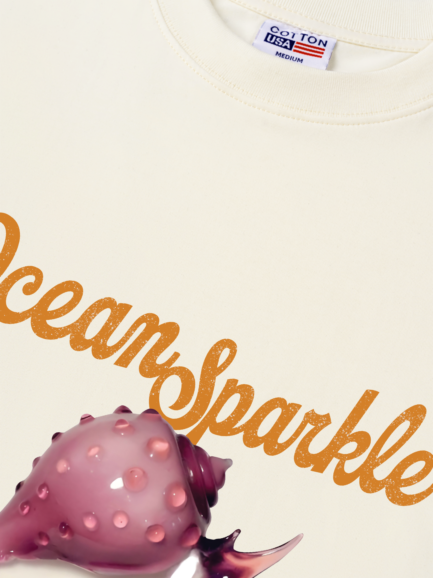 Áo Thun Relaxed Fit Bling Ocean Sparkle
