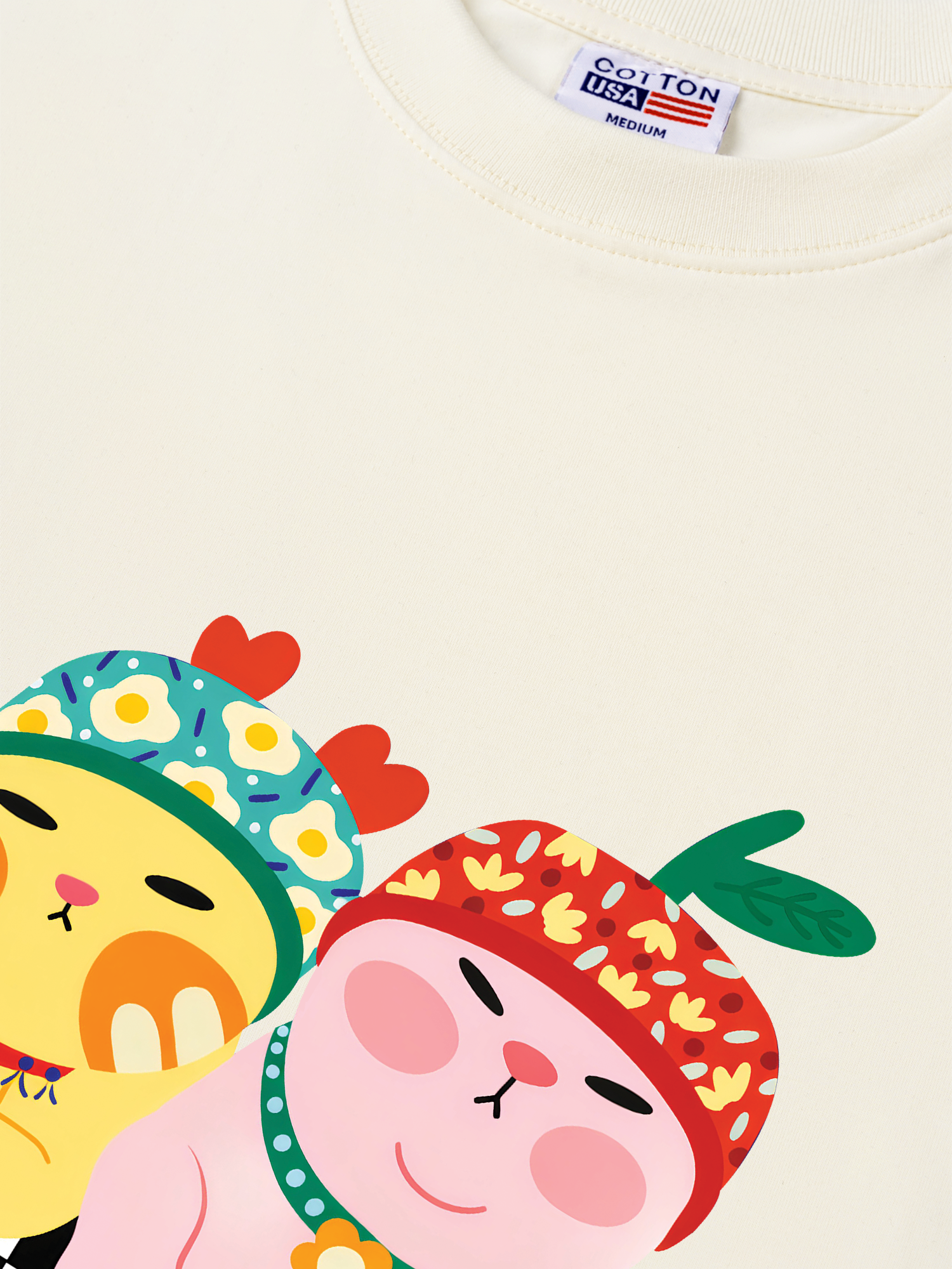 Áo Thun Relaxed Fit Fruit Meow Meow