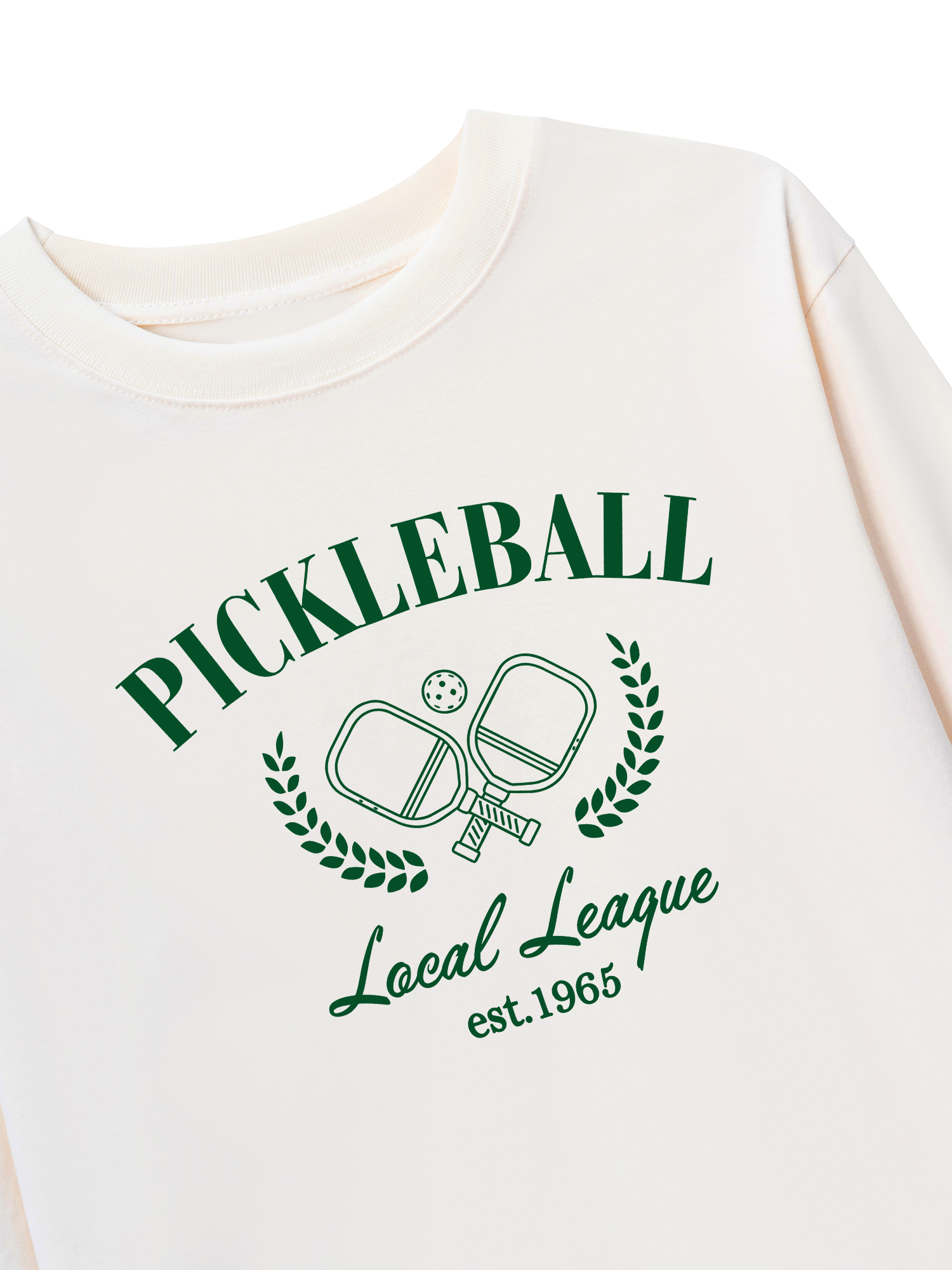 Áo Thun Dài Tay Pickleball Green Local League
