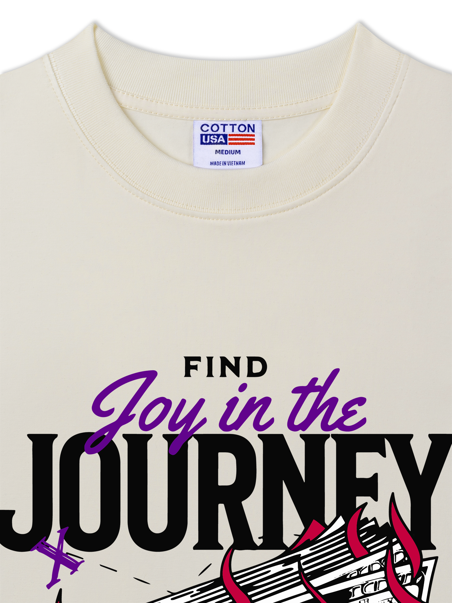 Áo Thun Relaxed Fit Money Find Joy In The Journey