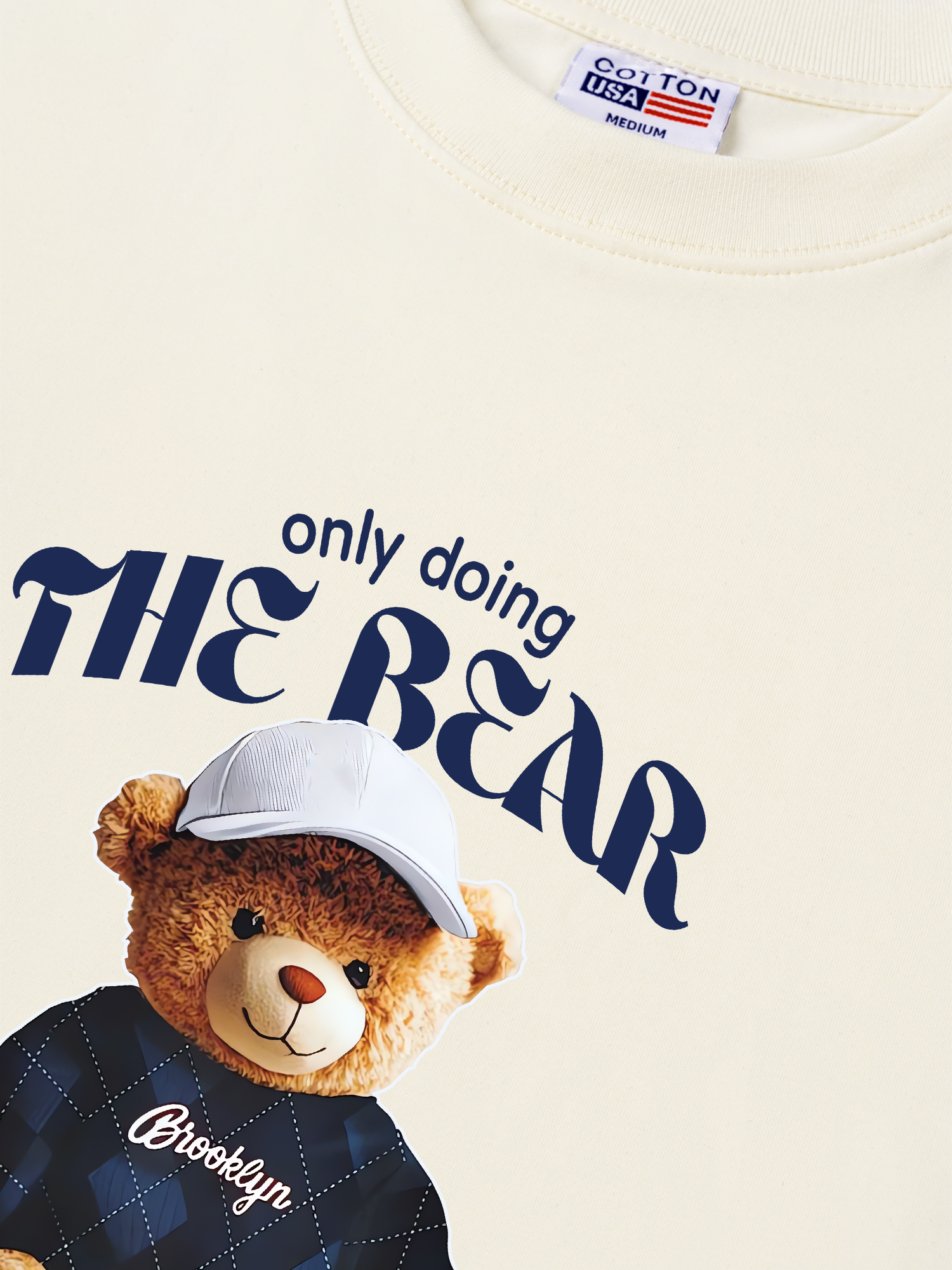 Áo Thun Relaxed Fit Only Doing The Bear