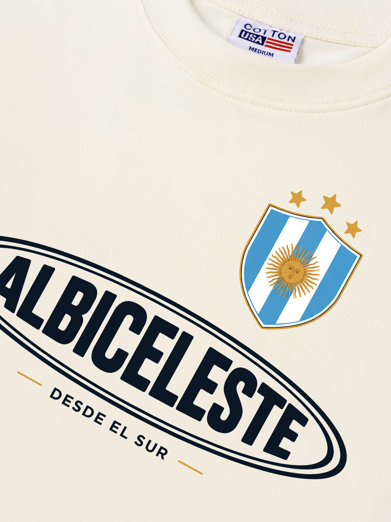 Áo Thun Relaxed Fit Soccer ALBICELESTE