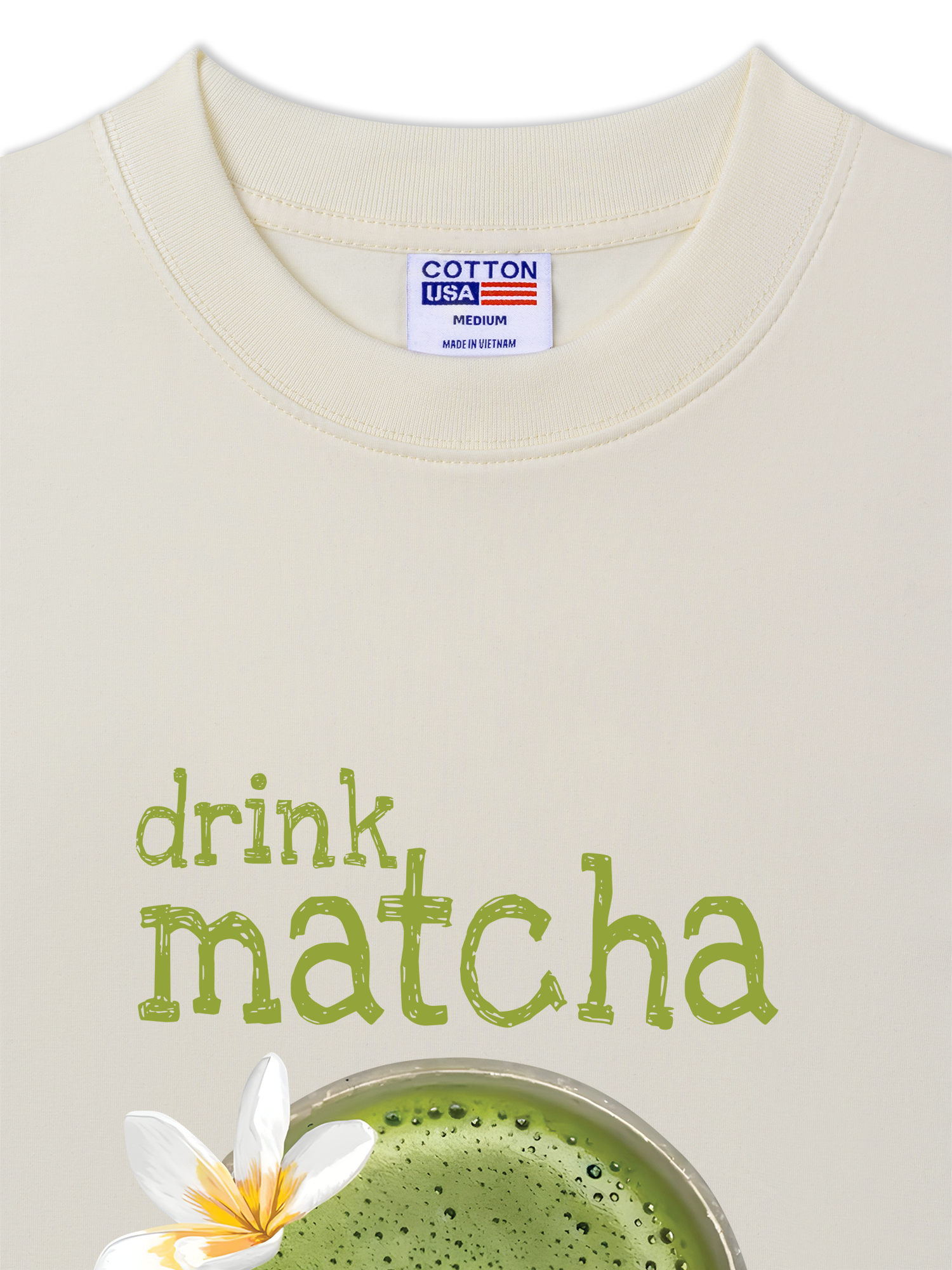 Áo Thun Relaxed Fit Daily Cup Matcha Will Fix Everything