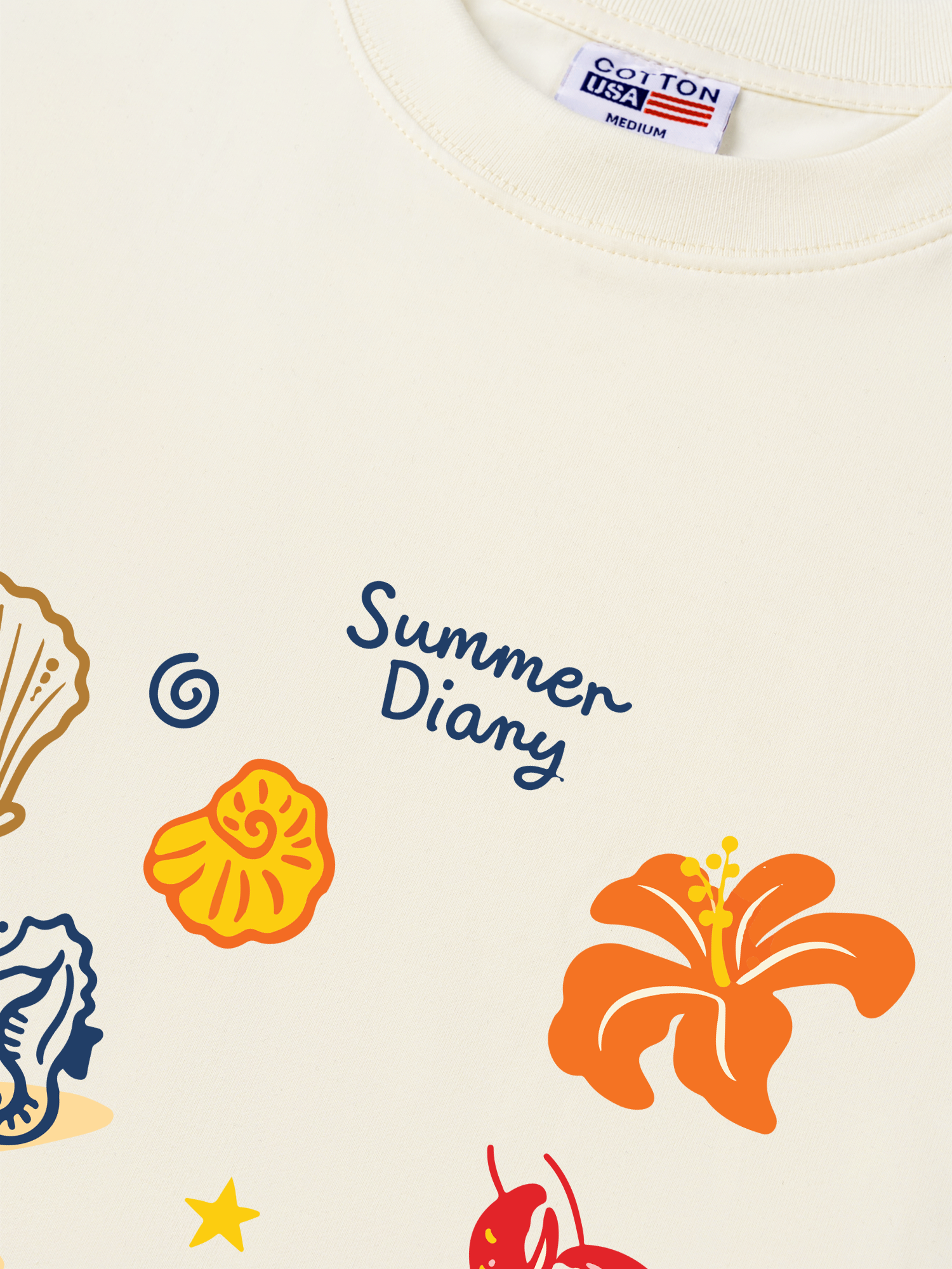 Áo Thun Relaxed Fit Summer Diary