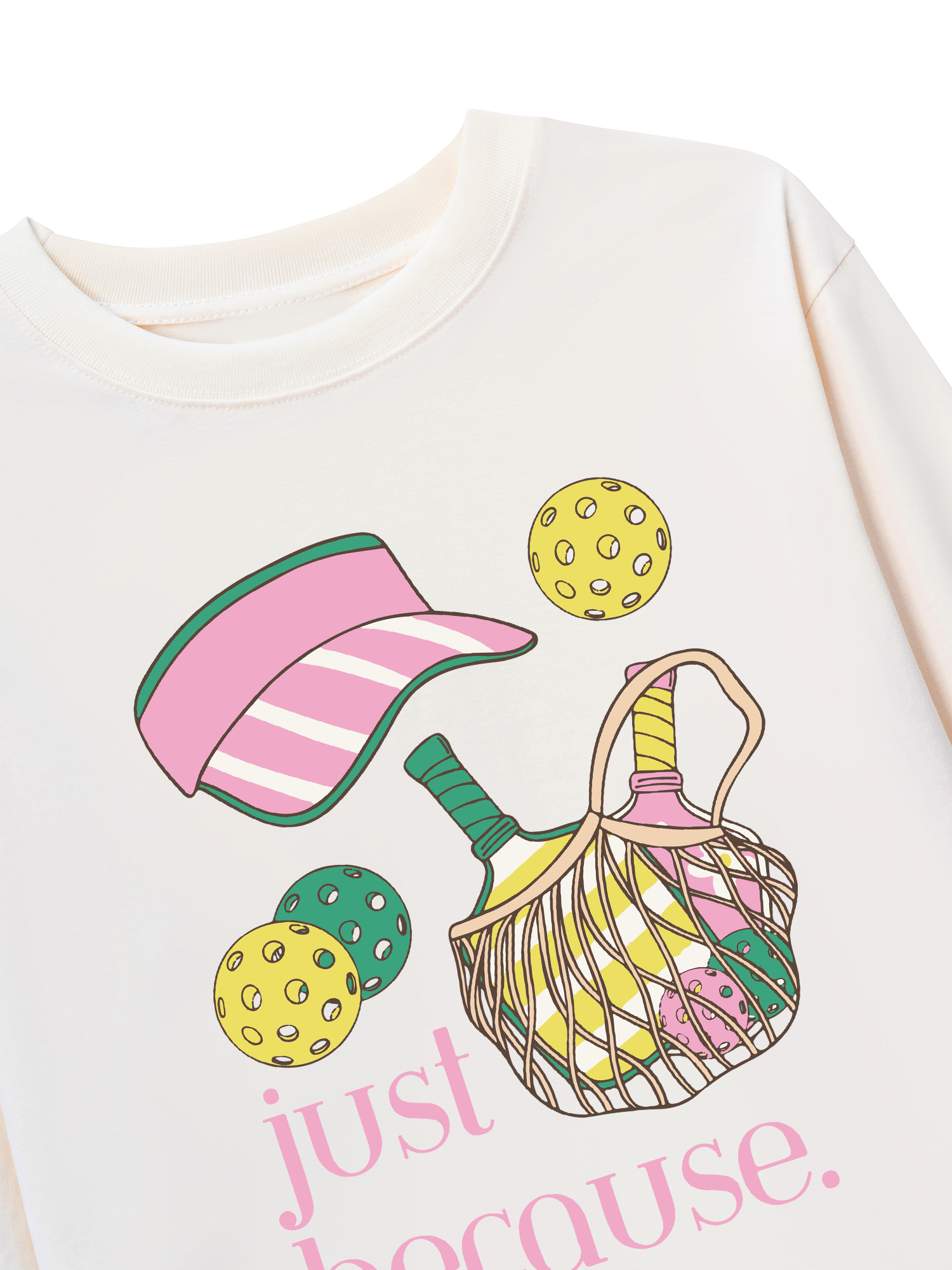 Áo Thun Dài Tay Pickleball Just Because