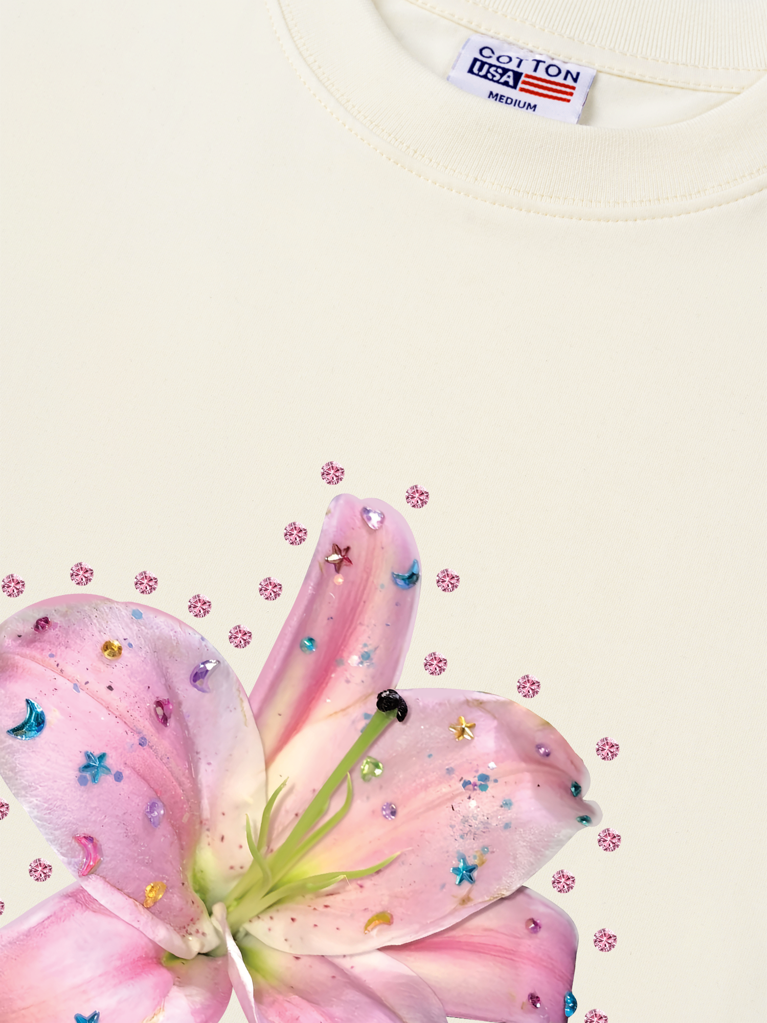 Áo Thun Relaxed Fit Bling Trendy Lily