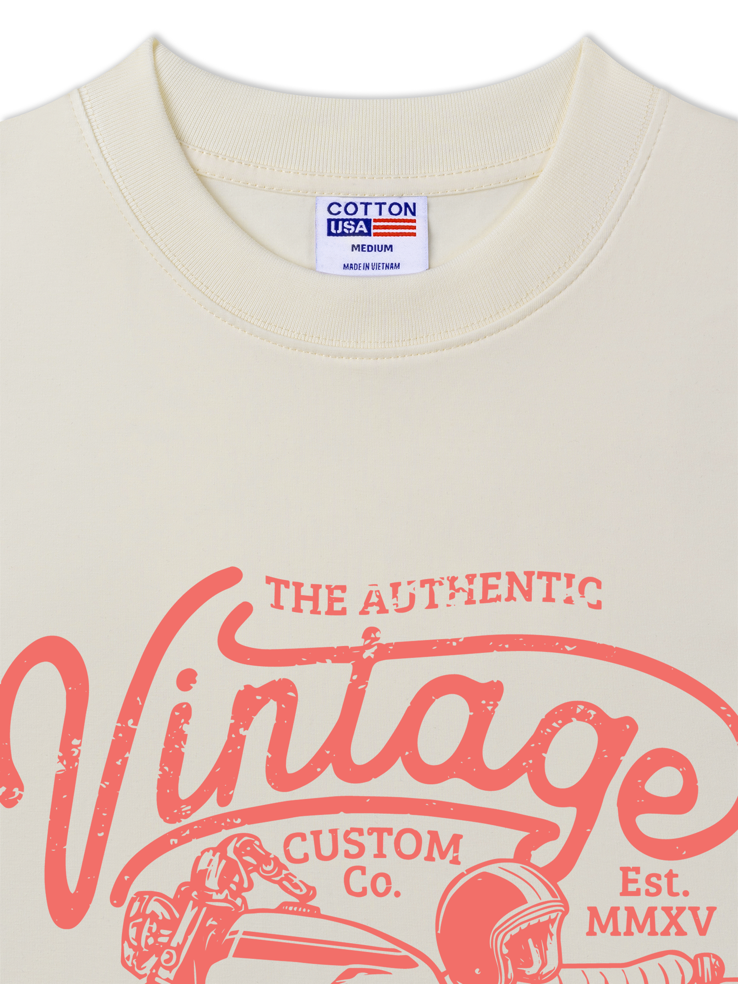 Áo Thun Relaxed Fit Motorbike The Authenic Motorcycle