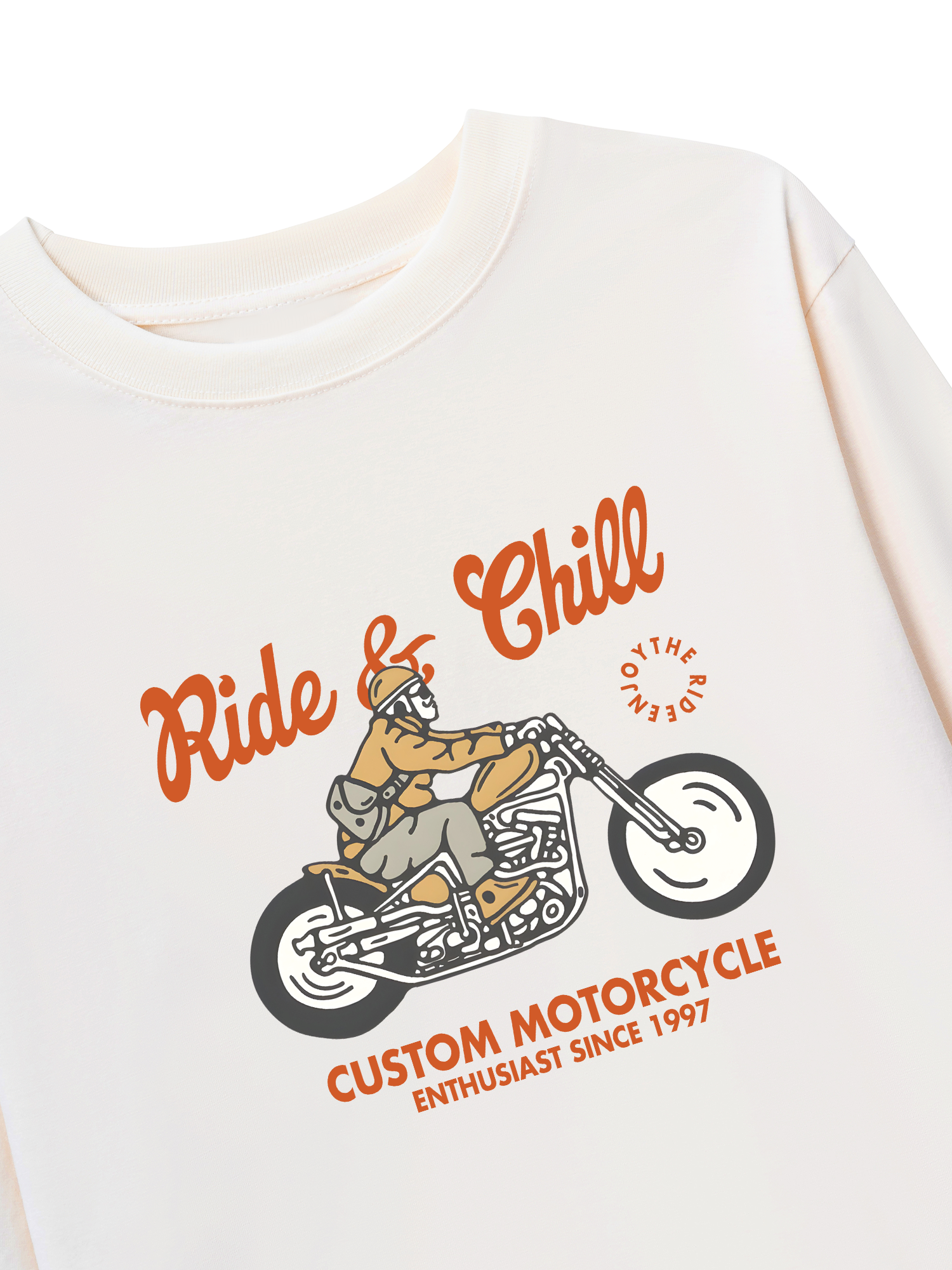 Áo Thun Dài Tay Ride & Chill