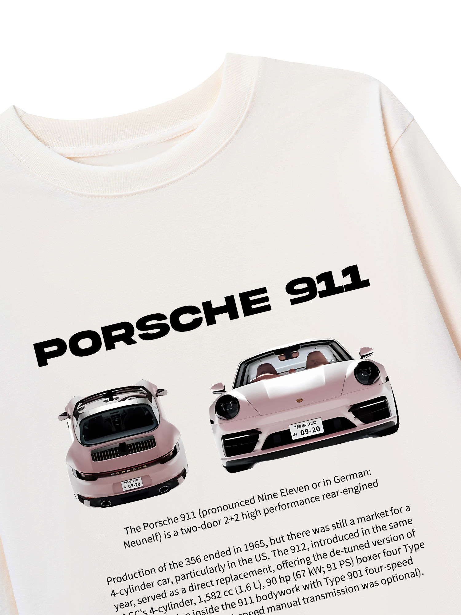 Áo Thun Dài Tay Porsche 911 Pear Pink