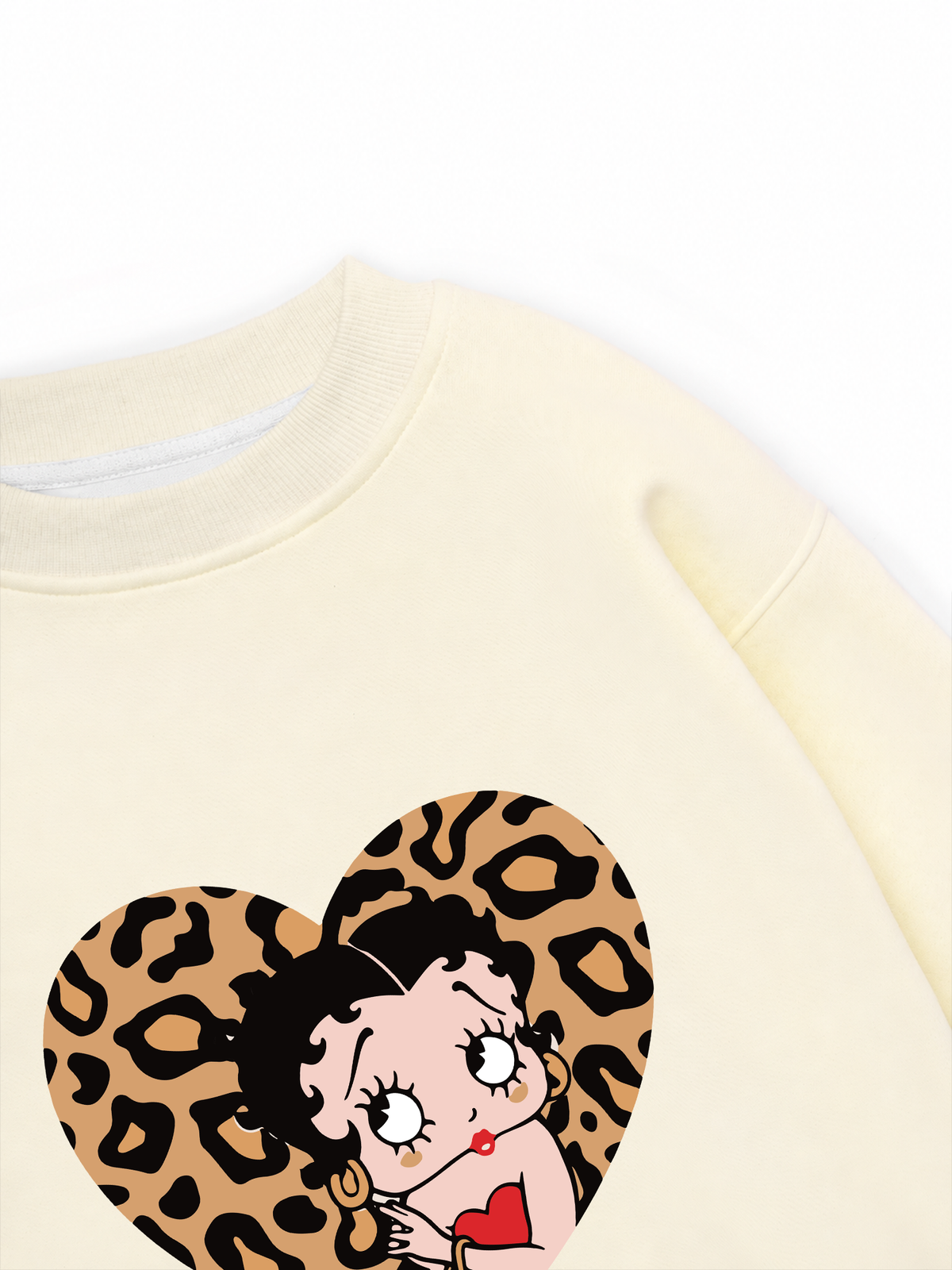 Áo Sweater Nỉ Hai Da Urban Leopard Betty Cheetah Heart