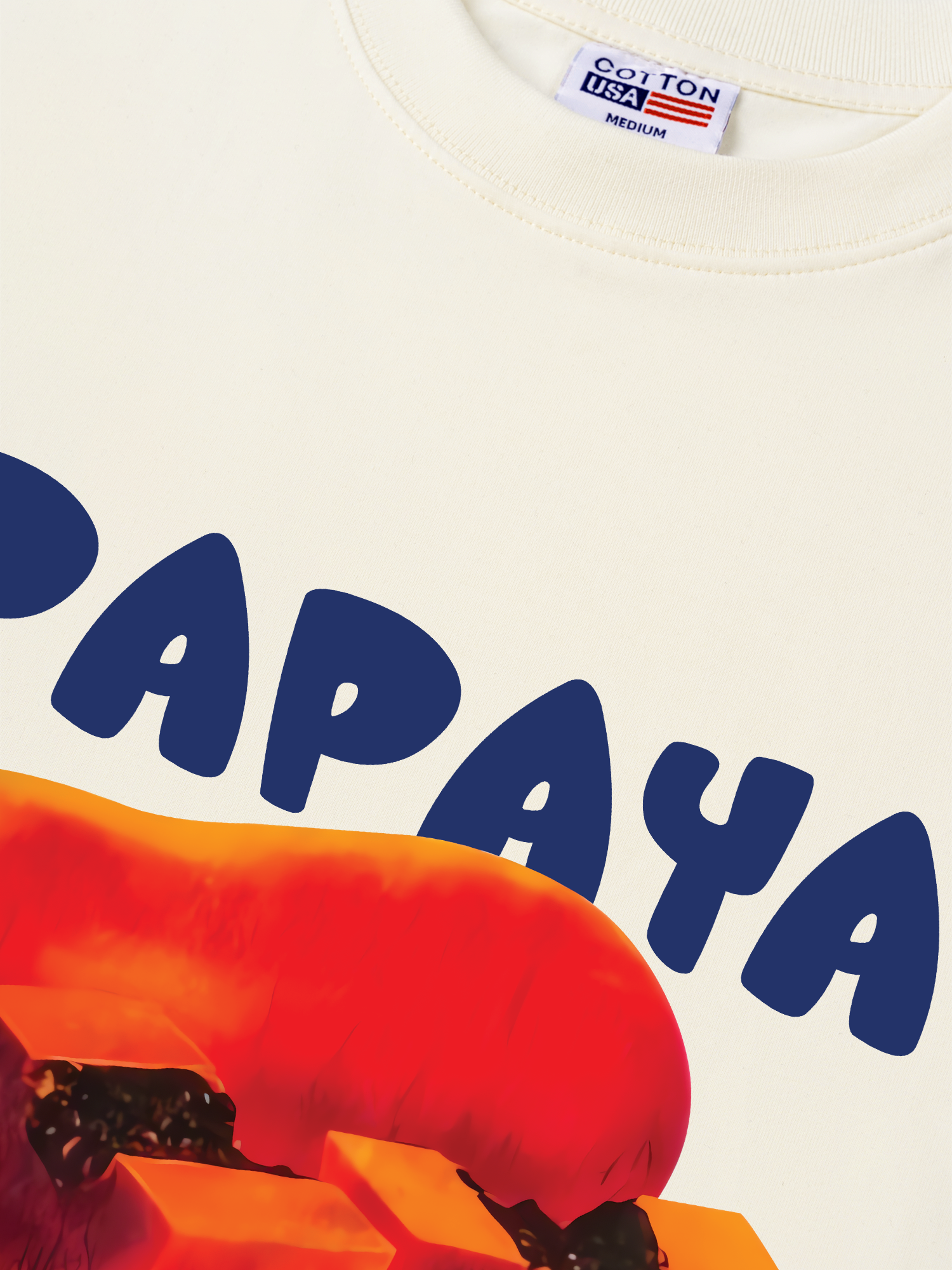 Áo Thun Relaxed Fit Papaya