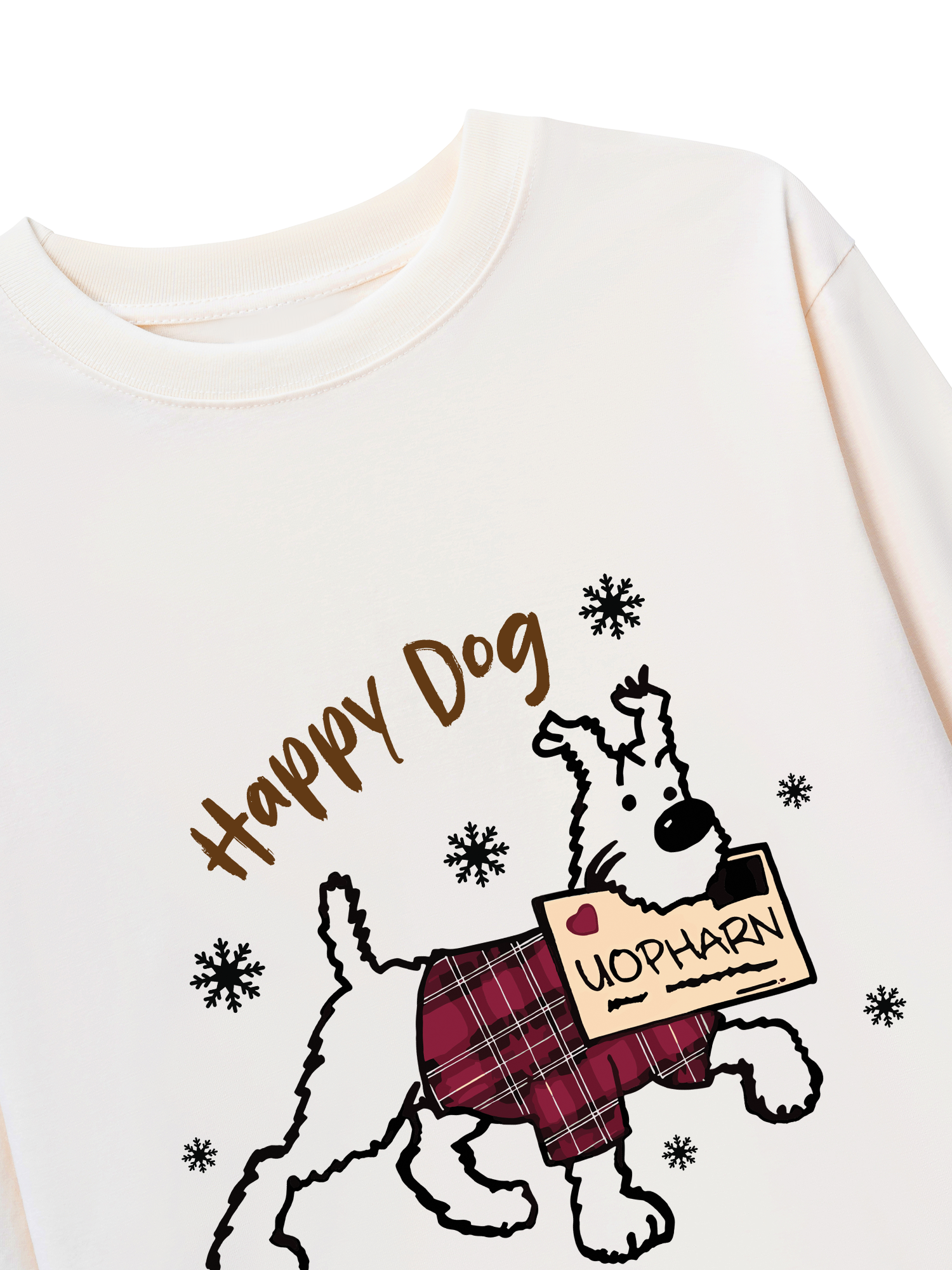 Áo Thun Dài Tay Winter Happy Dog