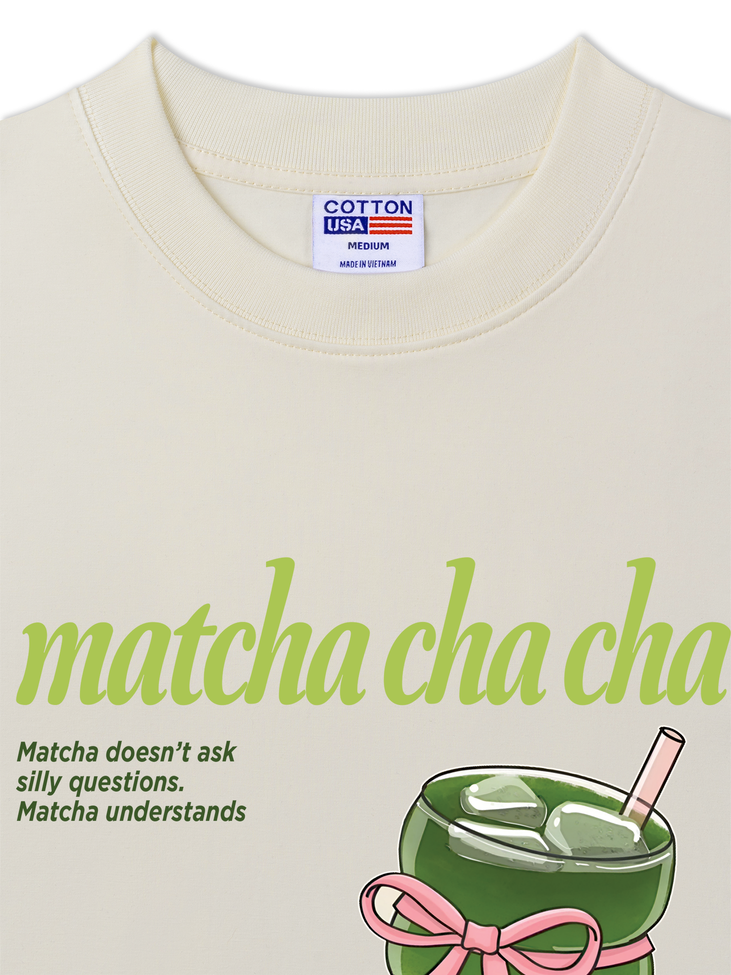Áo Thun Relaxed Fit Daily Cup Matcha Understand