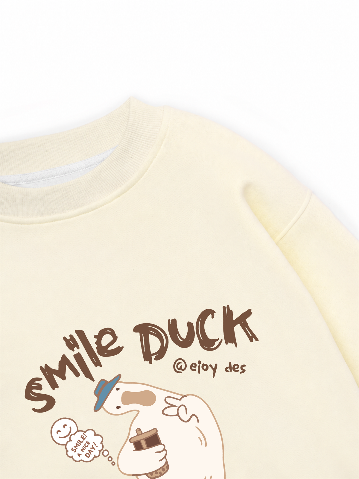 Áo Sweater Nỉ Hai Da Farm Smile Duck